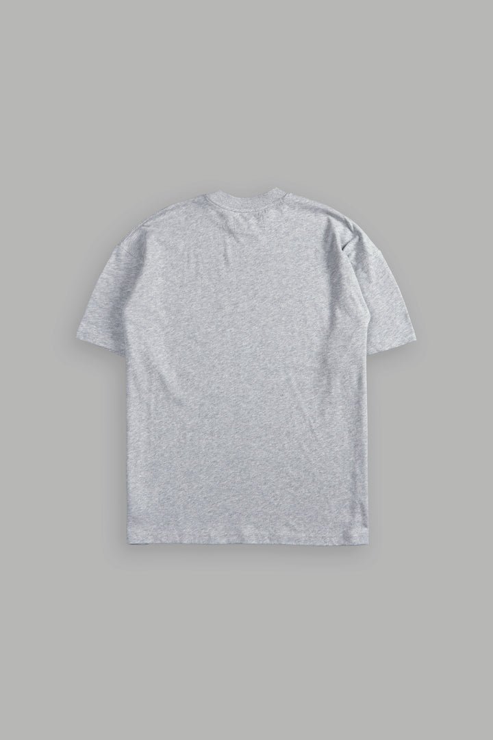 SSDDNFGU FRVR "Premium" Oversized Tee in Light Athletic Gray