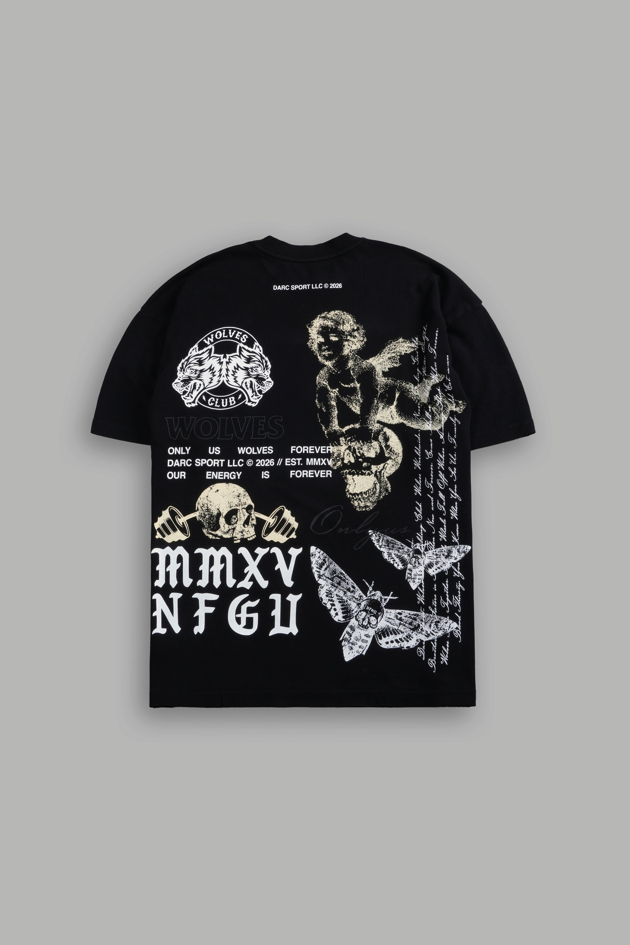 Hollow Virtue "Premium" Oversized Tee in Black