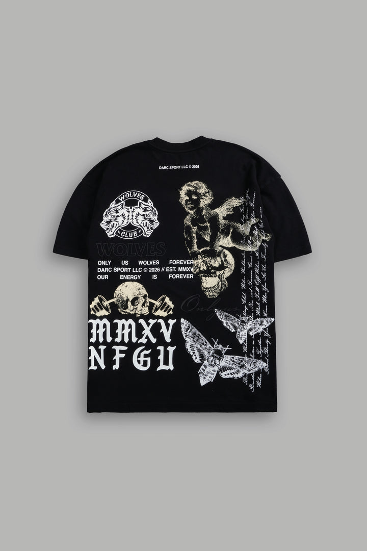 Hollow Virtue "Premium" Oversized Tee in Black