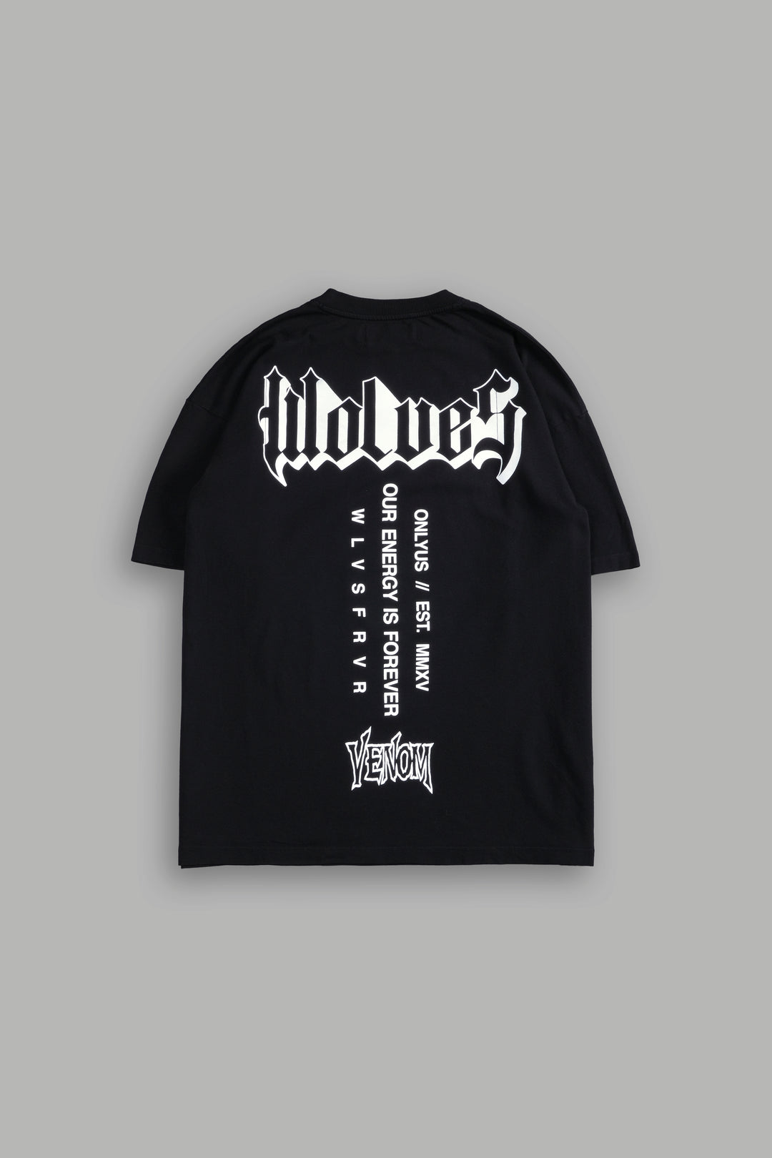 Symbiosis "Premium" Oversized Tee in Black