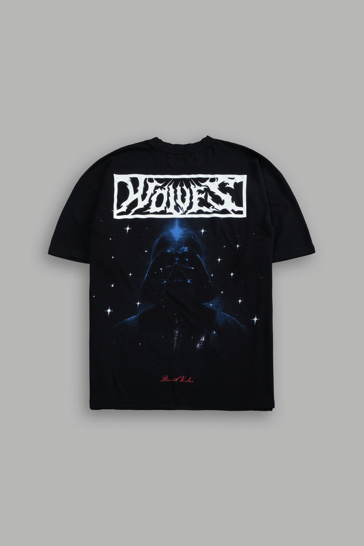 Galaxy Far Far Away "Premium" Oversized Tee in Black