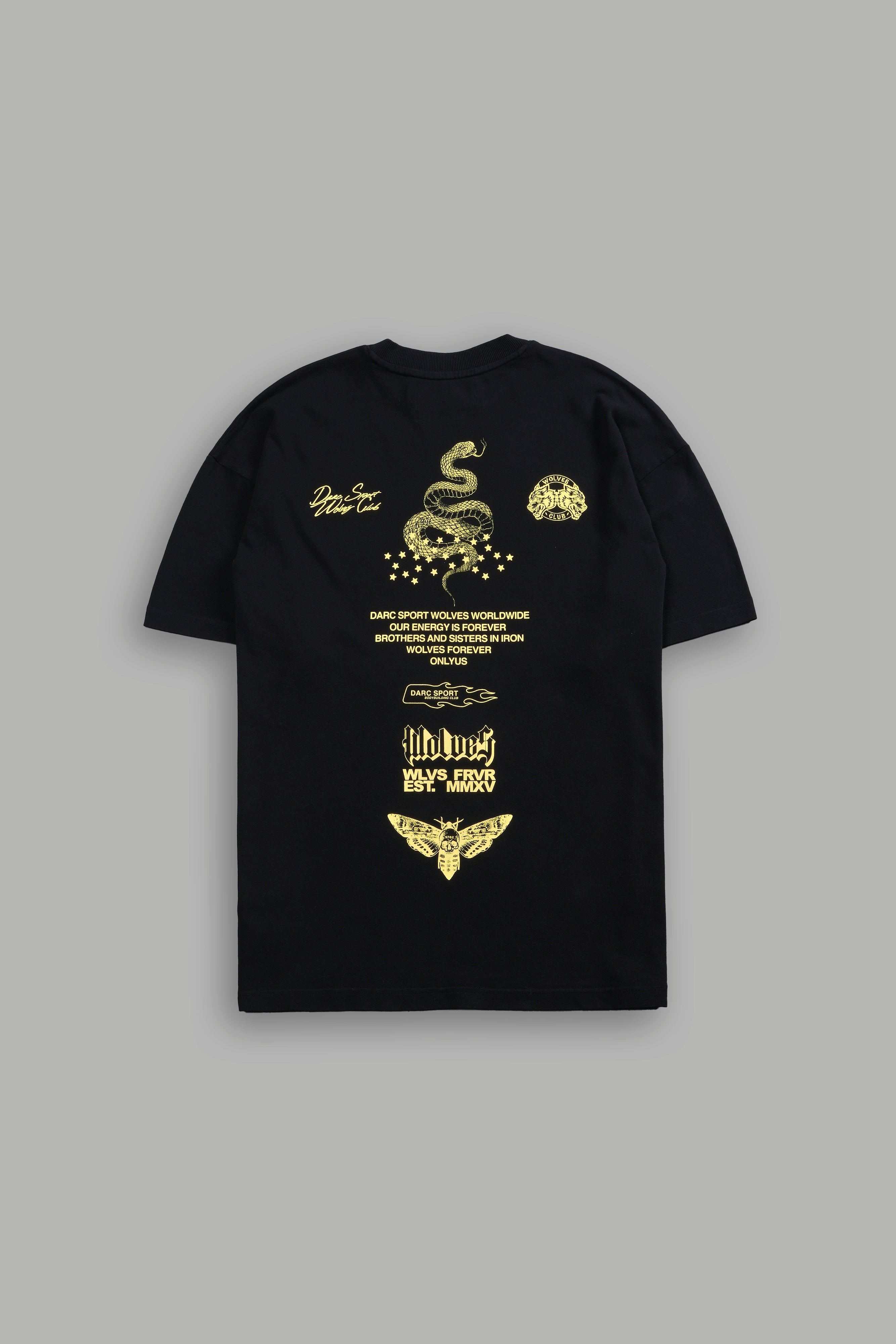 Never Back Down "Pump Cover" Tee in Black