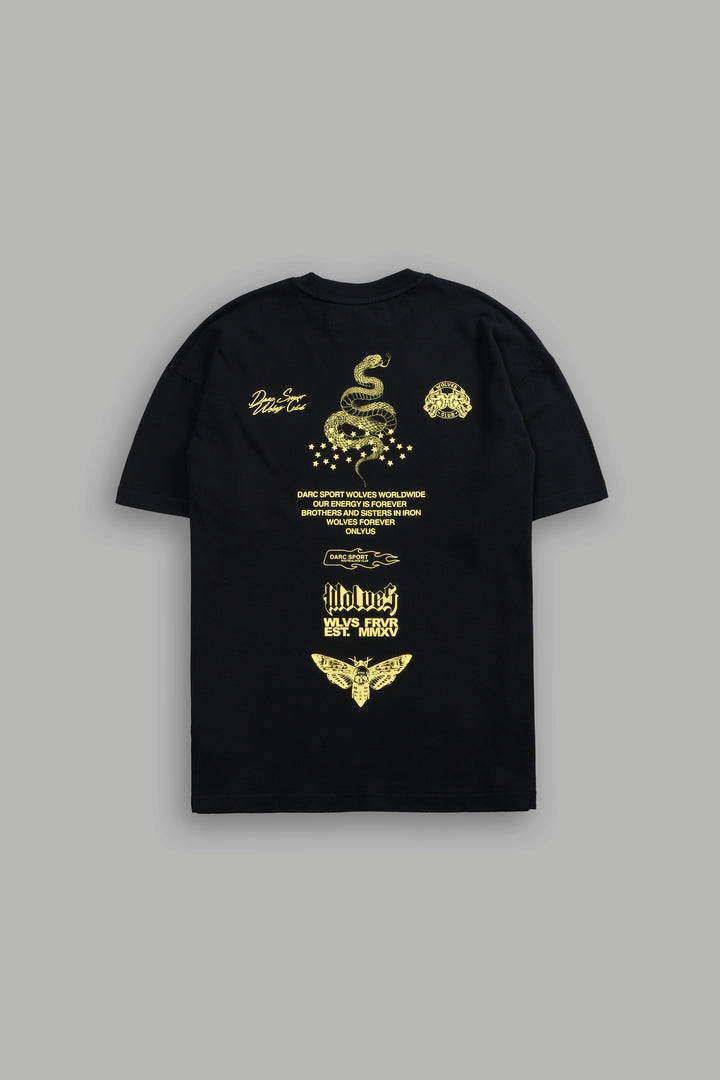 Never Back Down "Pump Cover" Tee in Black
