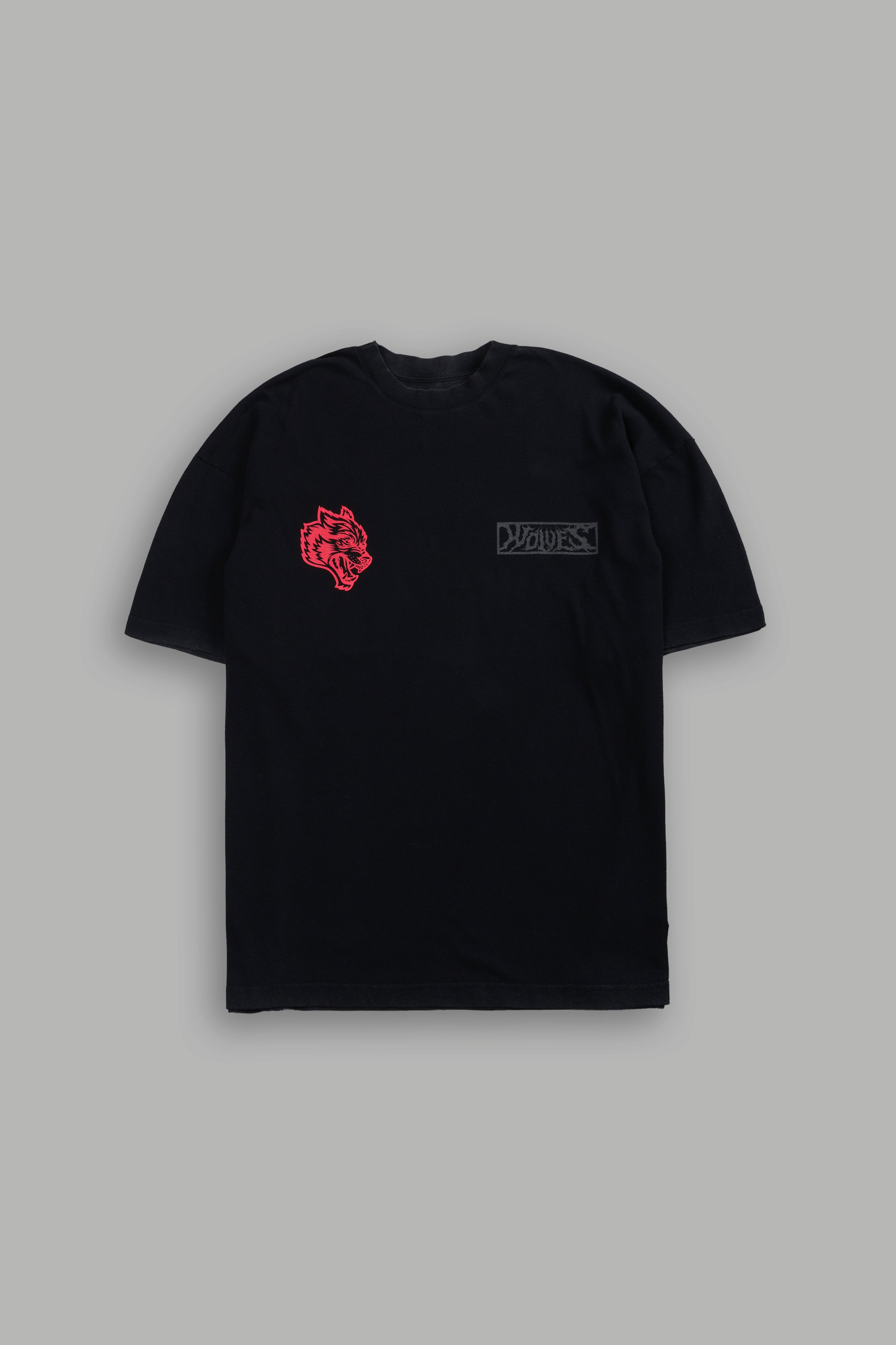 Wolves Valor Premium Oversized Tee in Black
