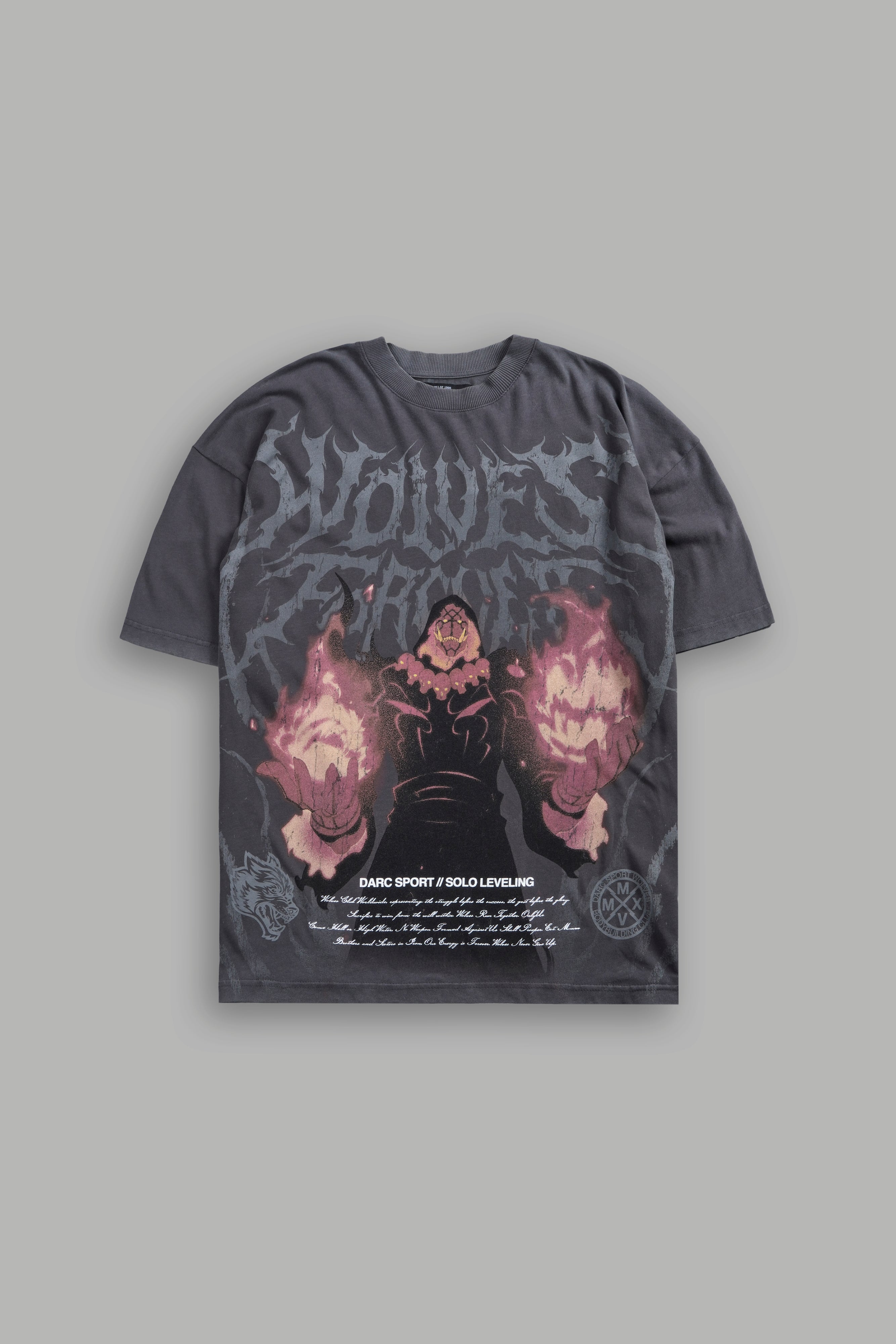 Darc Tusk Premium Oversized Tee in Wolf Gray