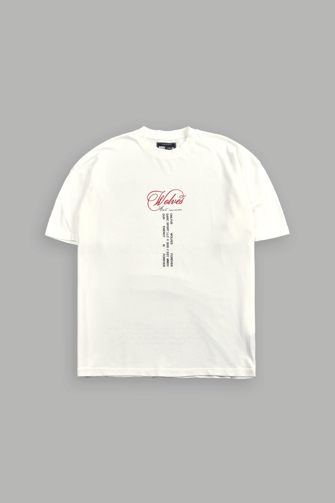 (1 Of 500) Wrath of Ogre "Premium" Oversized Tee in Cream
