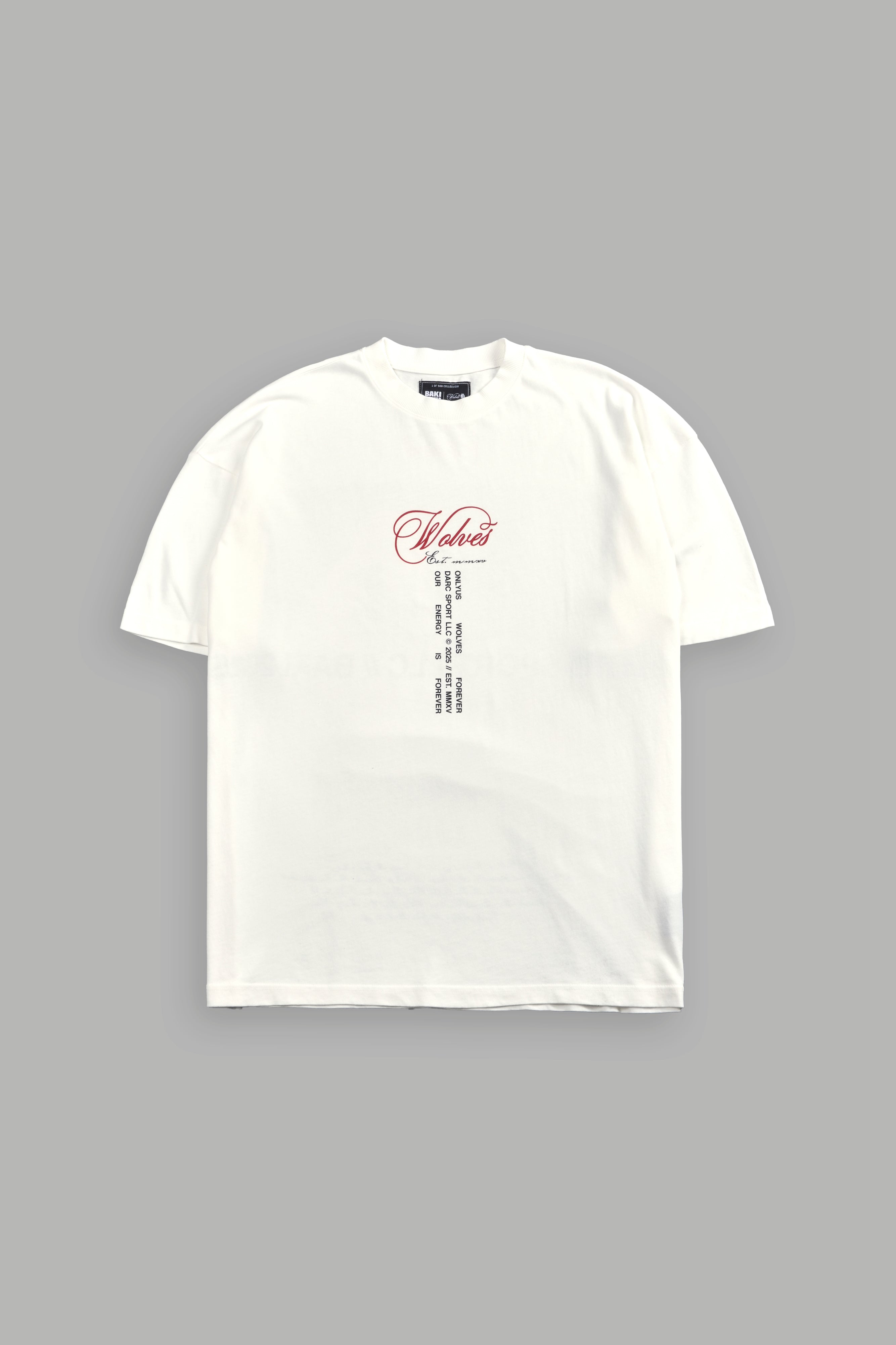 (1 Of 500) Wrath of Ogre "Premium" Oversized Tee in Cream