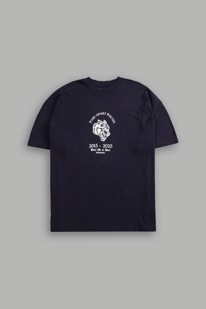Wolf Blood "Premium" Oversized Tee in Nightshade