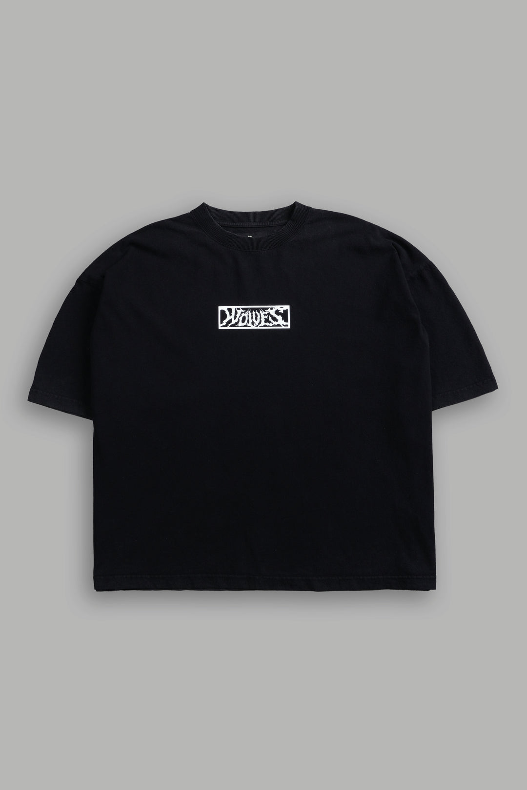 Oni Sakura Grunge "Box Cut" Tee in Black