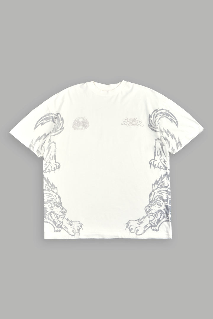 Ascension Premium Oversized Tee In Cream
