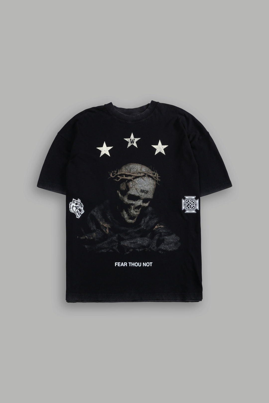 Fear Thou Not "Premium" Oversized Tee in Black