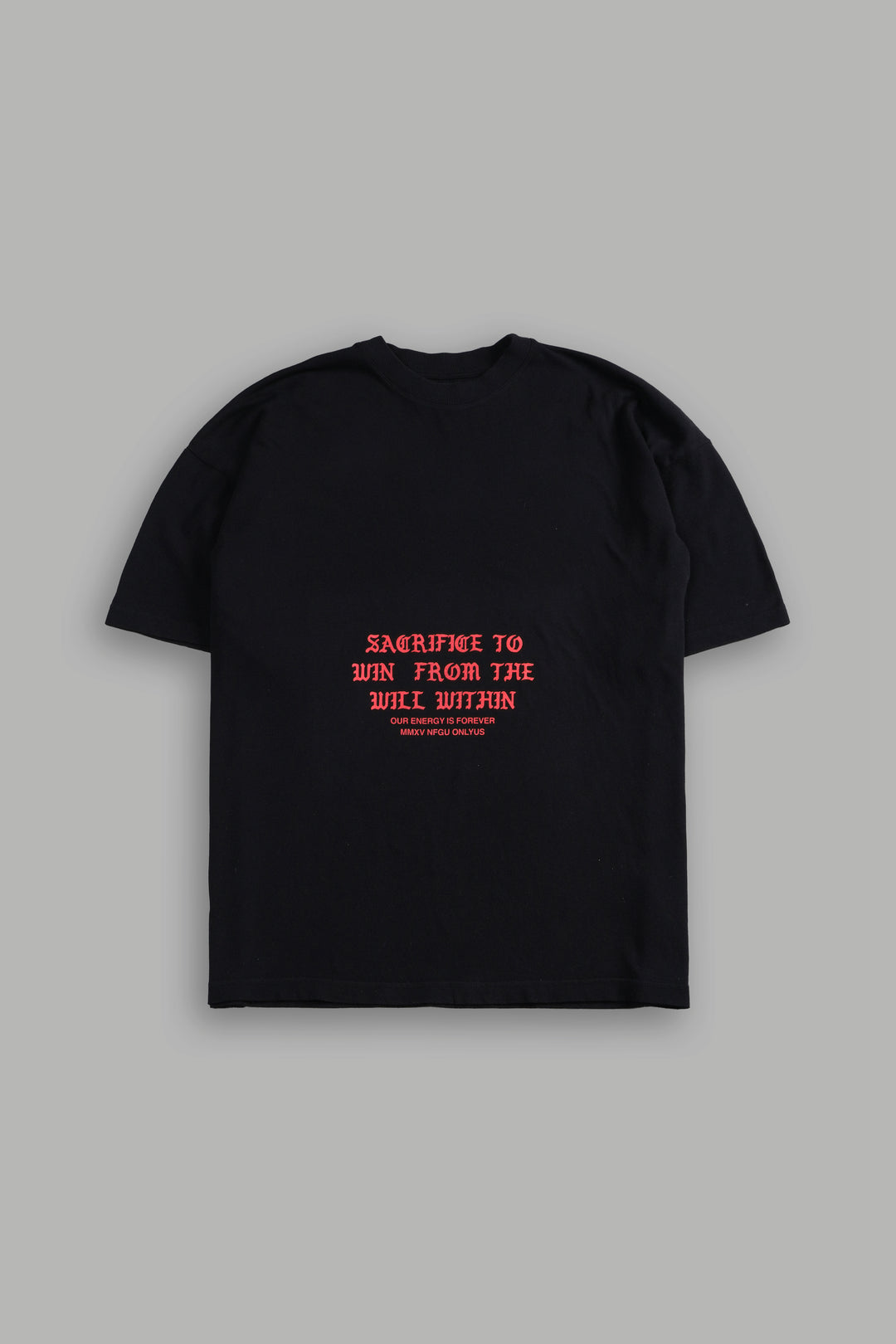 Chrome Sacrifice "Premium" Oversized Tee in Black