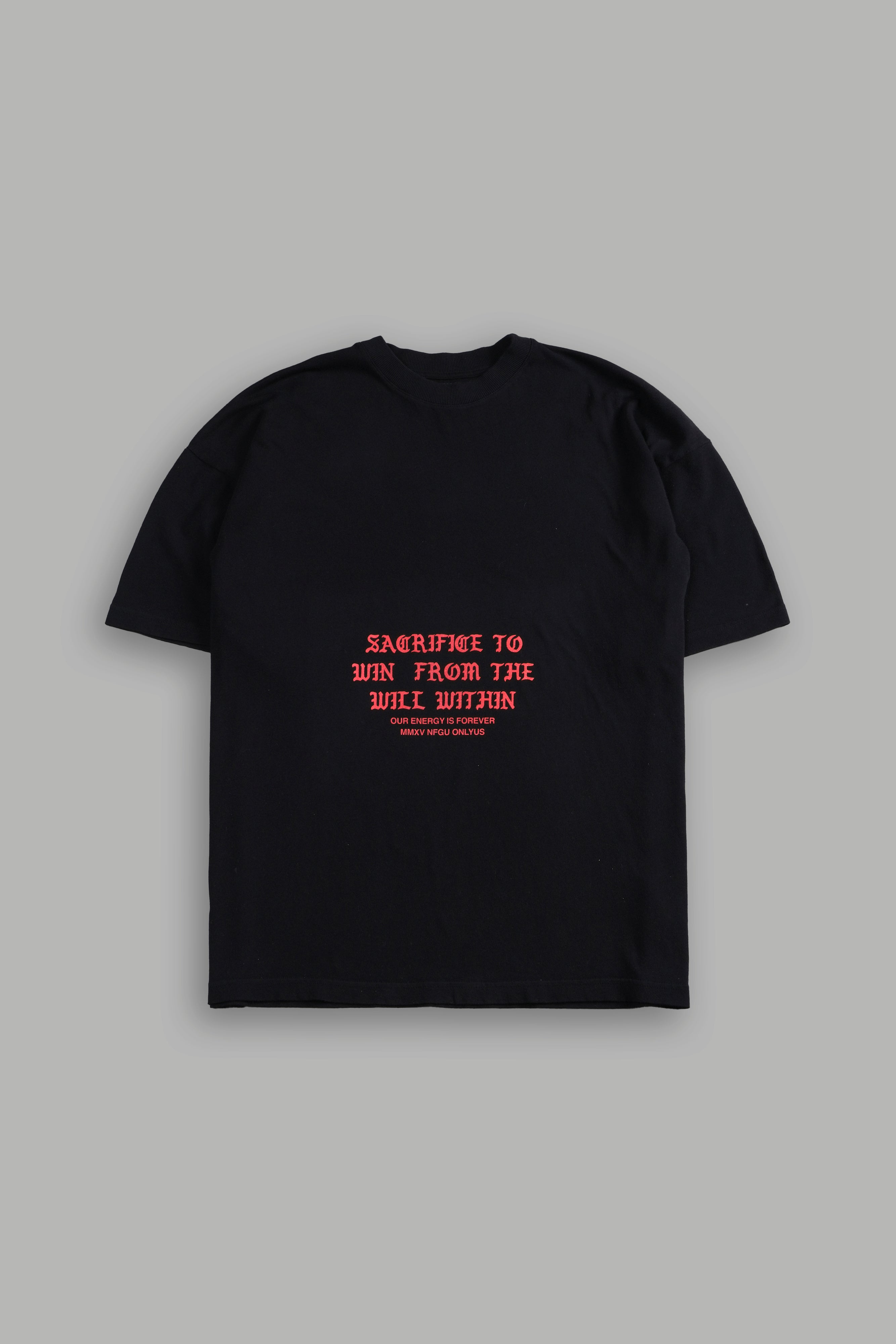 Chrome Sacrifice "Premium" Oversized Tee in Black