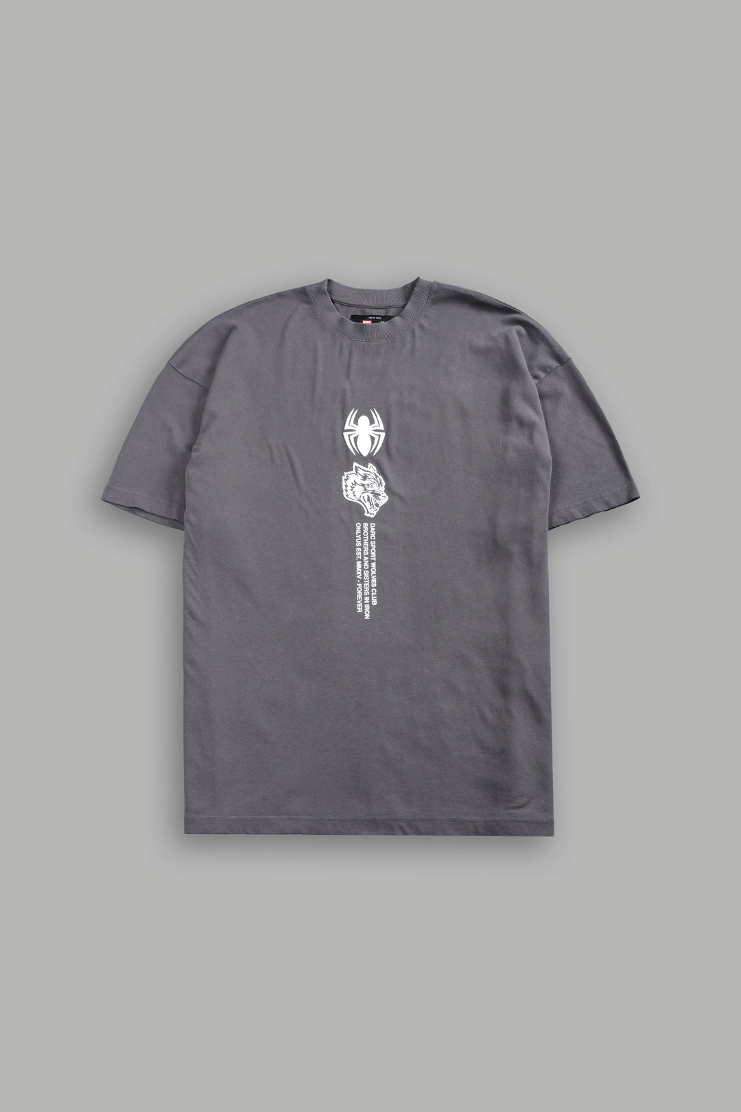 Dark Symbiote Premium Oversized Tee in Slate Gray