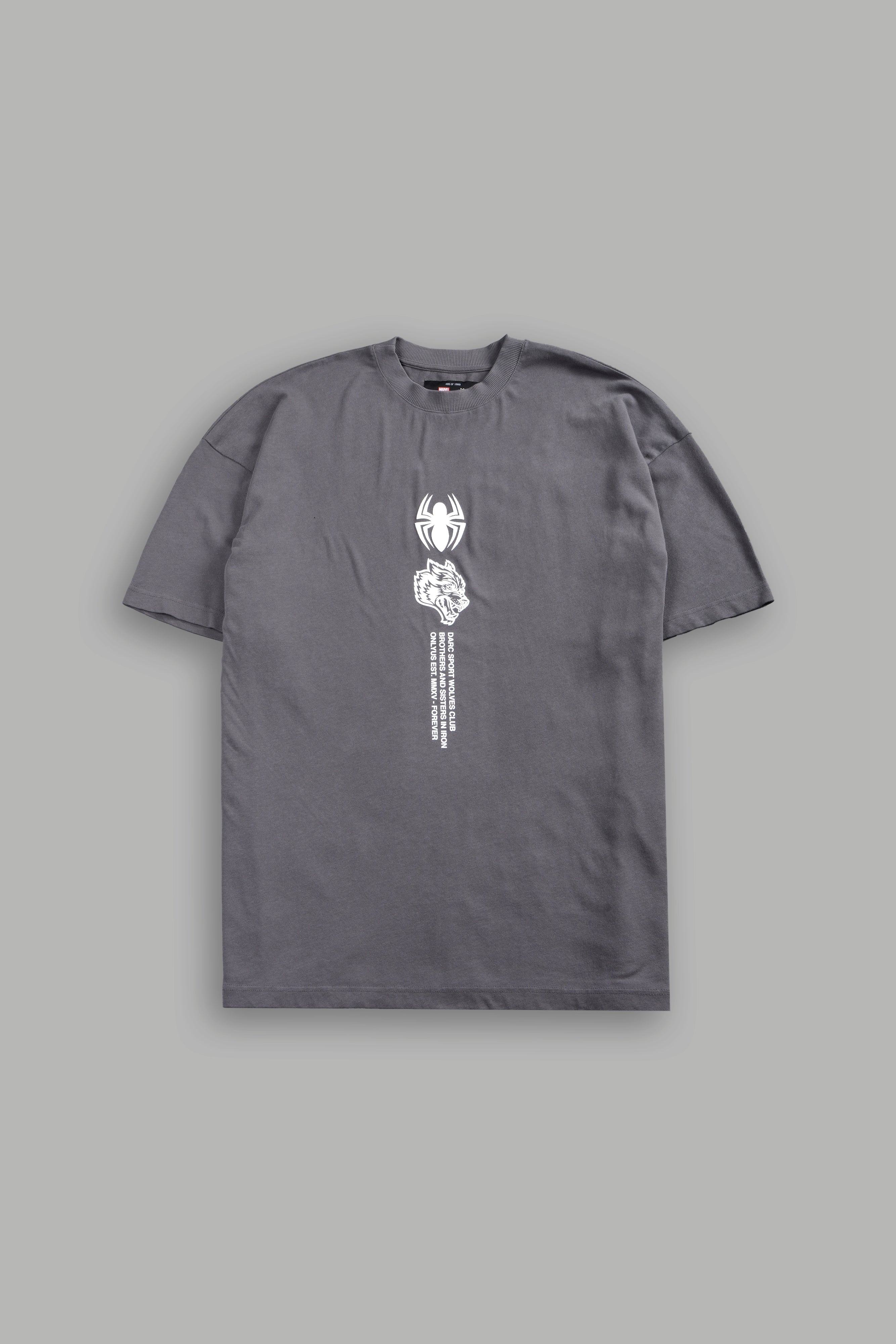 Dark Symbiote Premium Oversized Tee in Slate Gray