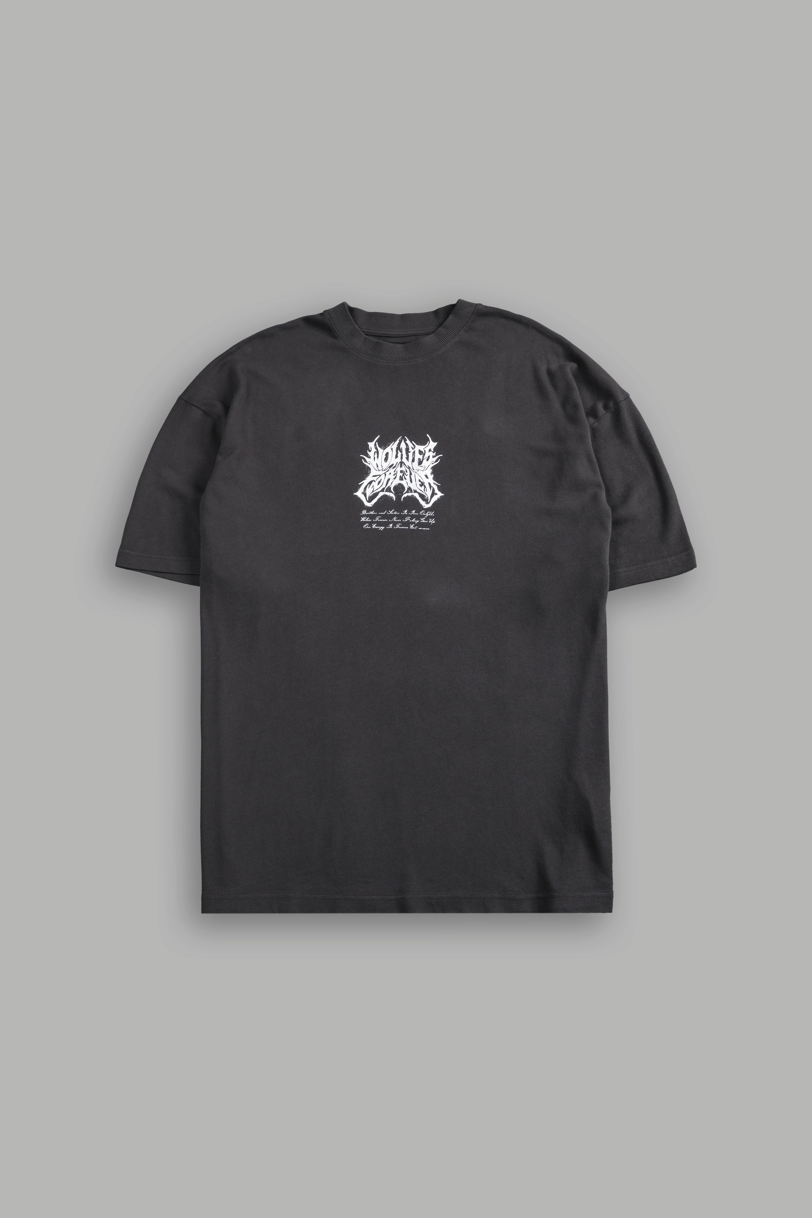 Sheer Loyalty "Premium" Oversized Tee in Wolf Gray