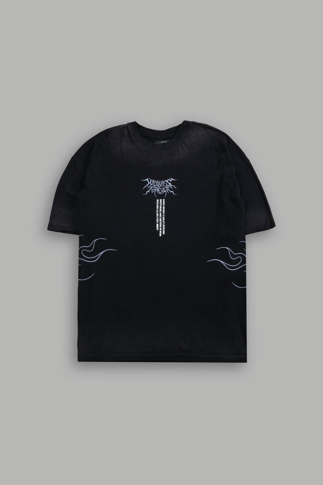S-Rank "Premium" Oversized Tee in Black Drift Wash