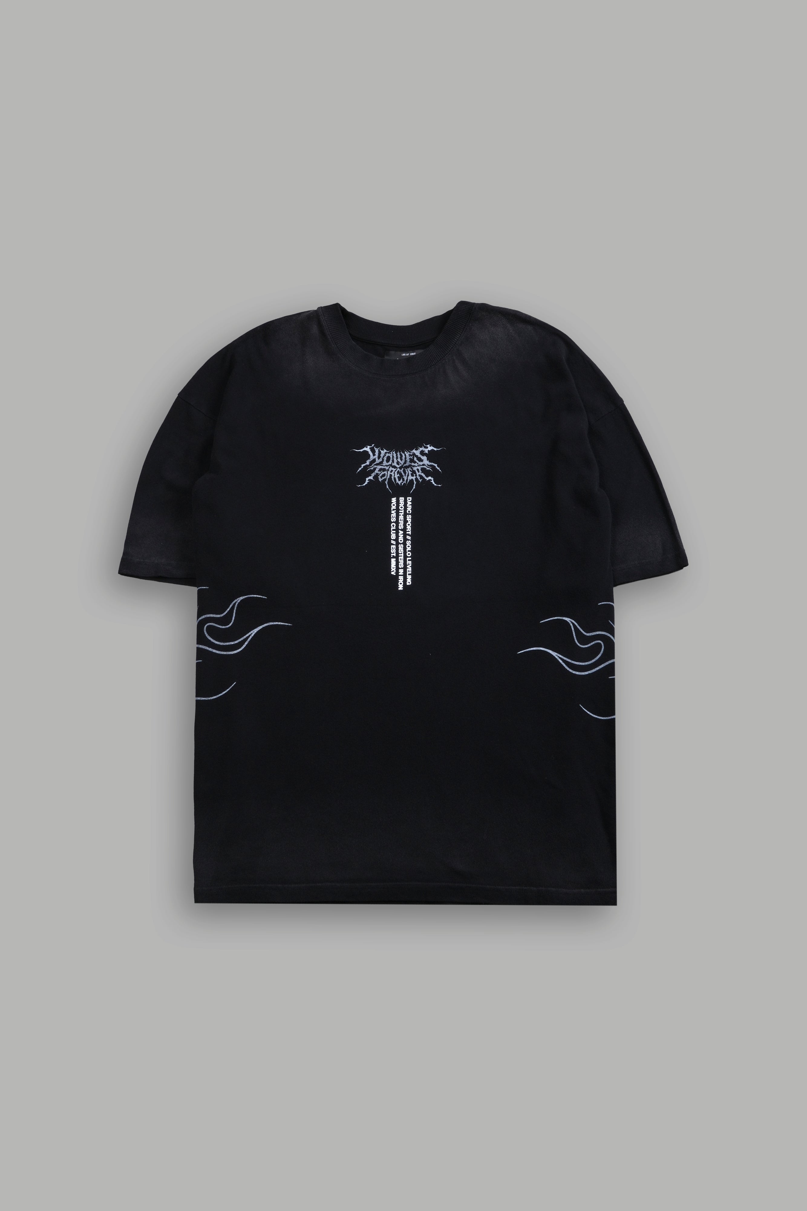 S-Rank "Premium" Oversized Tee in Black Drift Wash