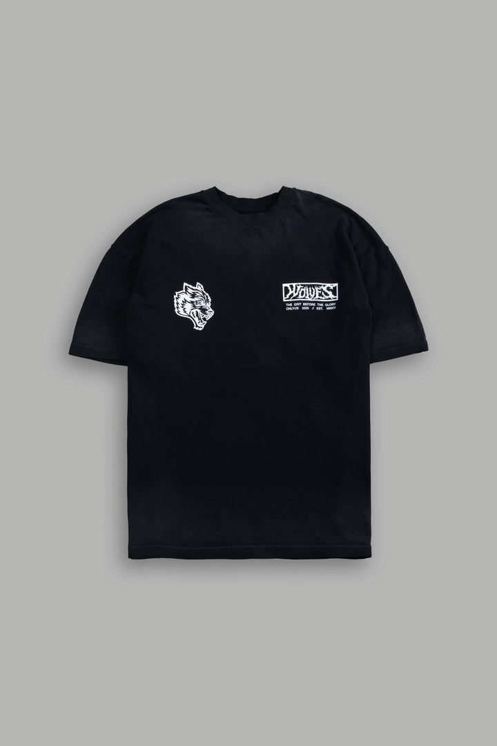 Boba Fett "Premium" Oversized Tee in Black Drift Wash