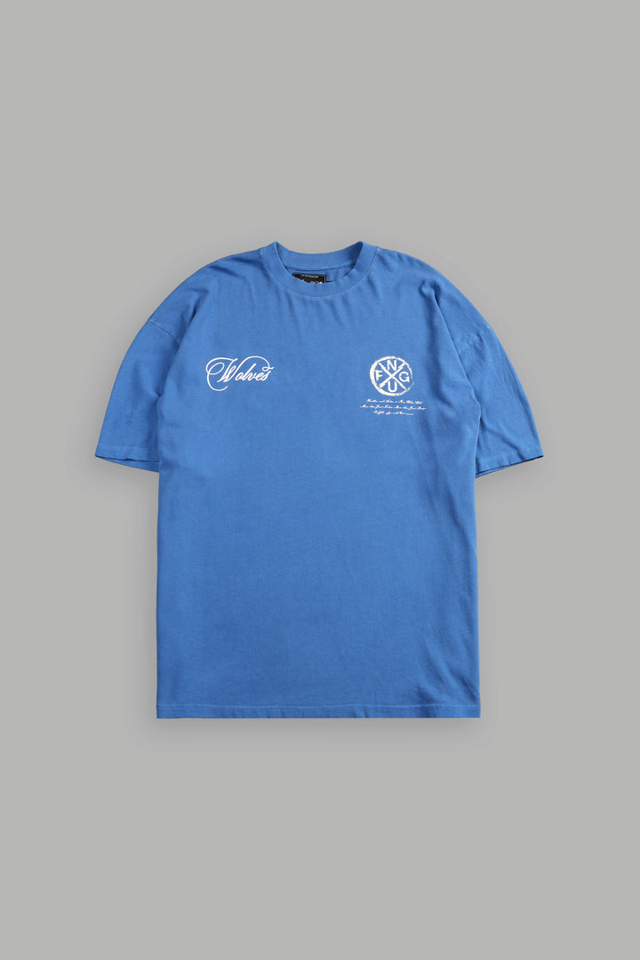 (1 OF 500) Final Strike "Premium" Oversized Tee in  LA Blue