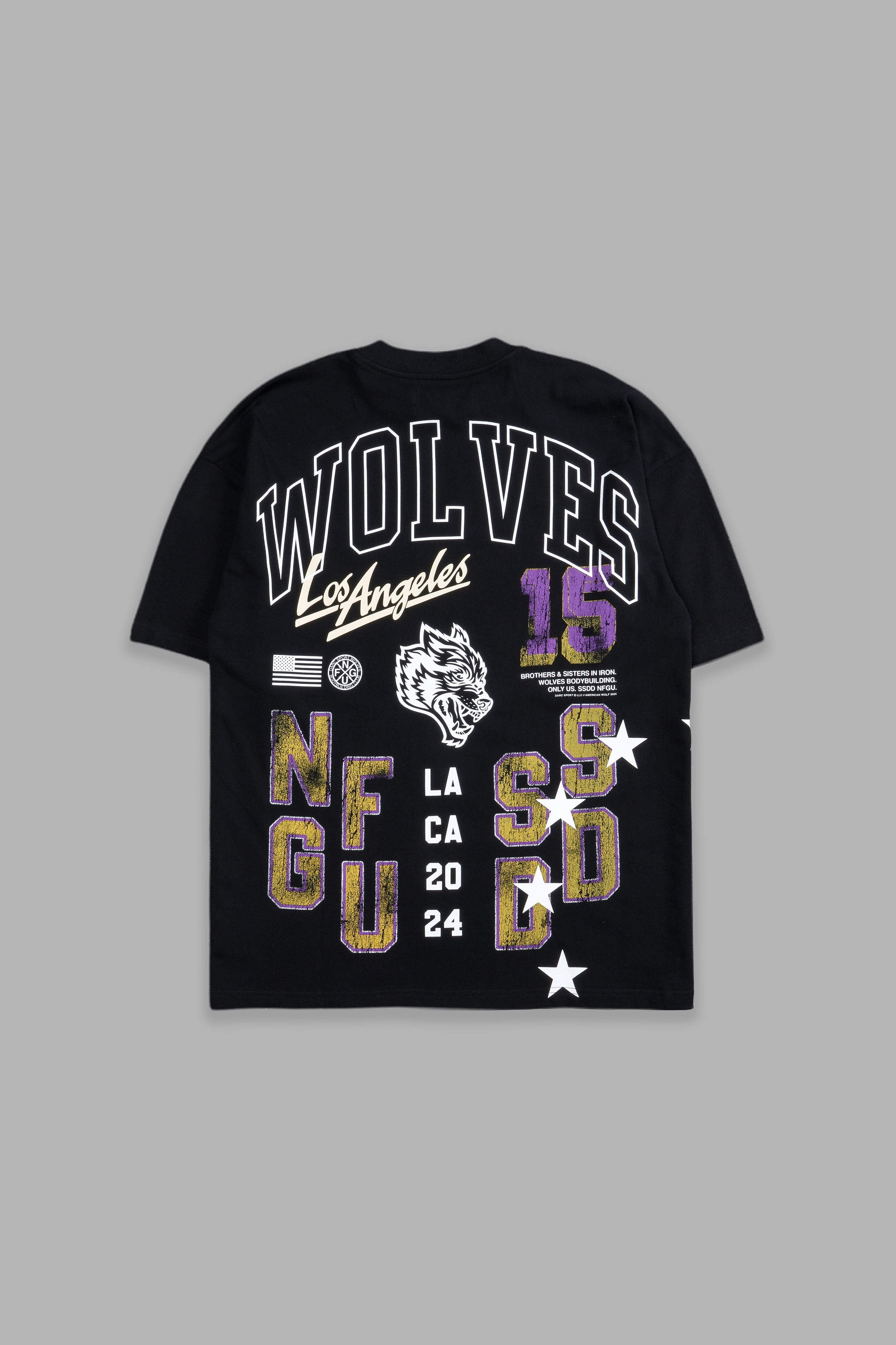 City Of Angels "Premium" Oversized Tee in Black