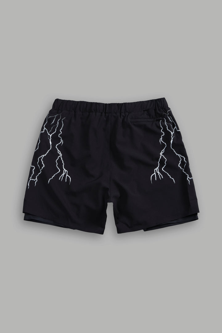 Wolves Storm Compression Shorts in Black