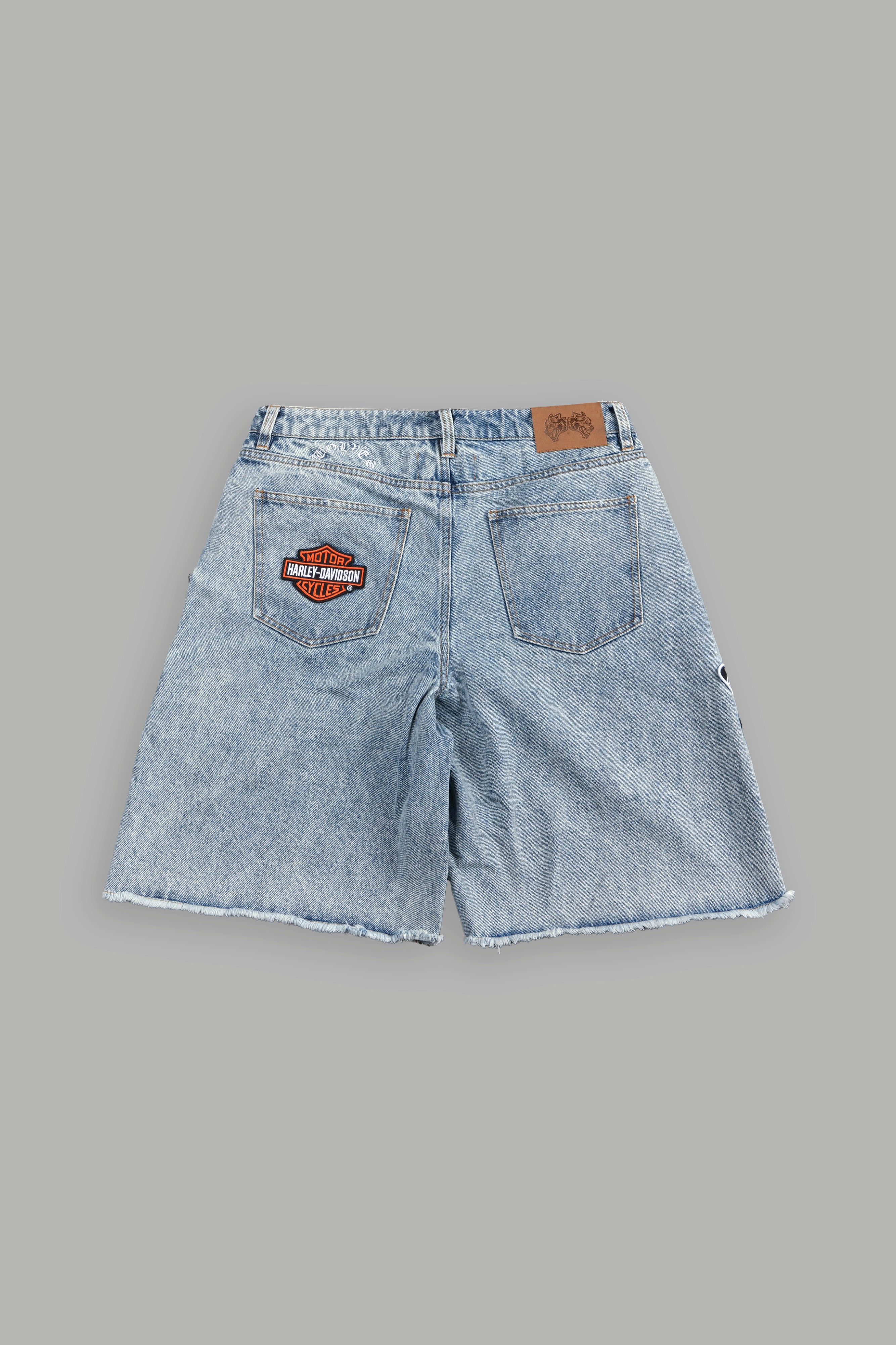 Brotherhood Ash Denim Jean Short in Light Wash