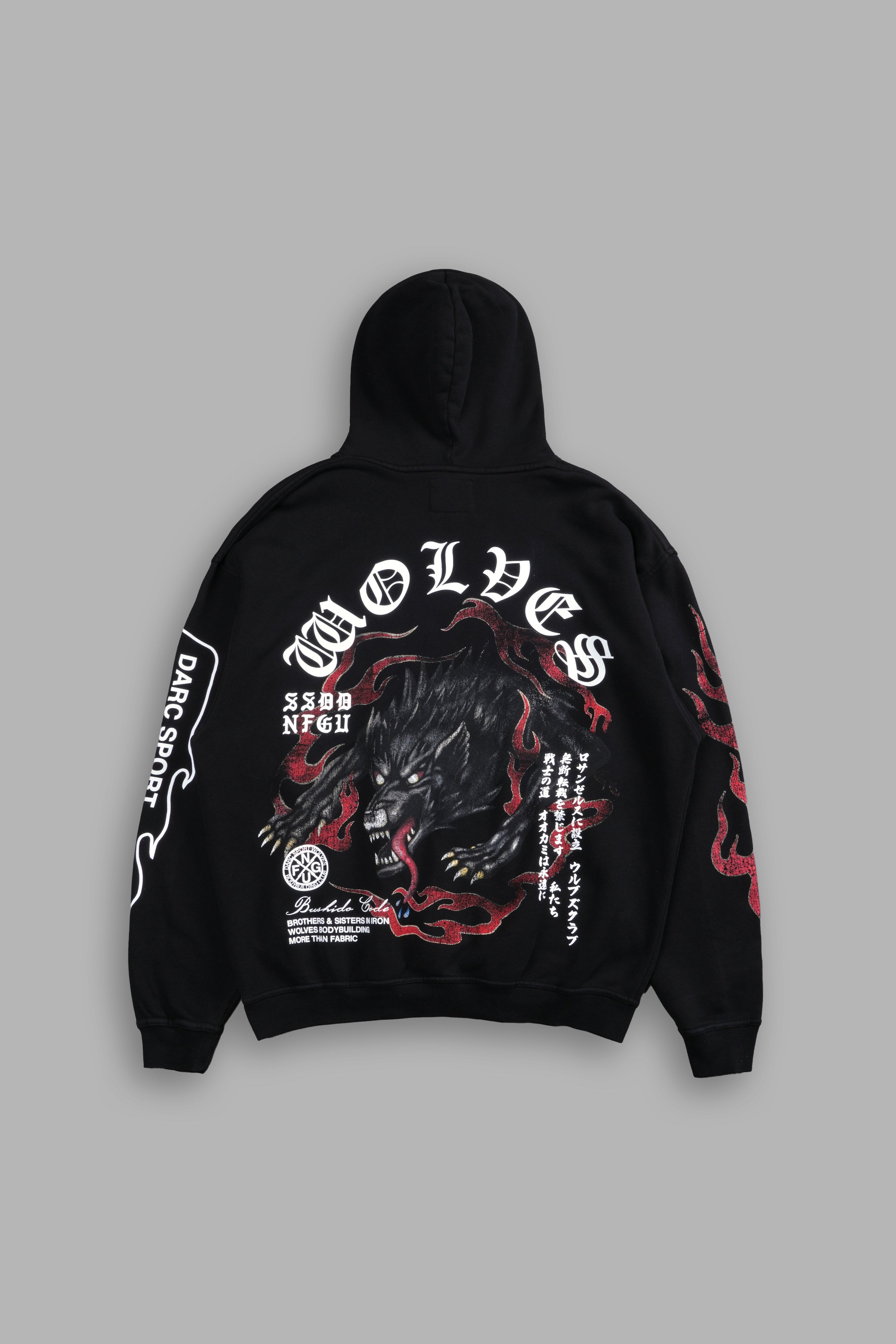 Through The Fire "Vintage Pierce" Hoodie in Black