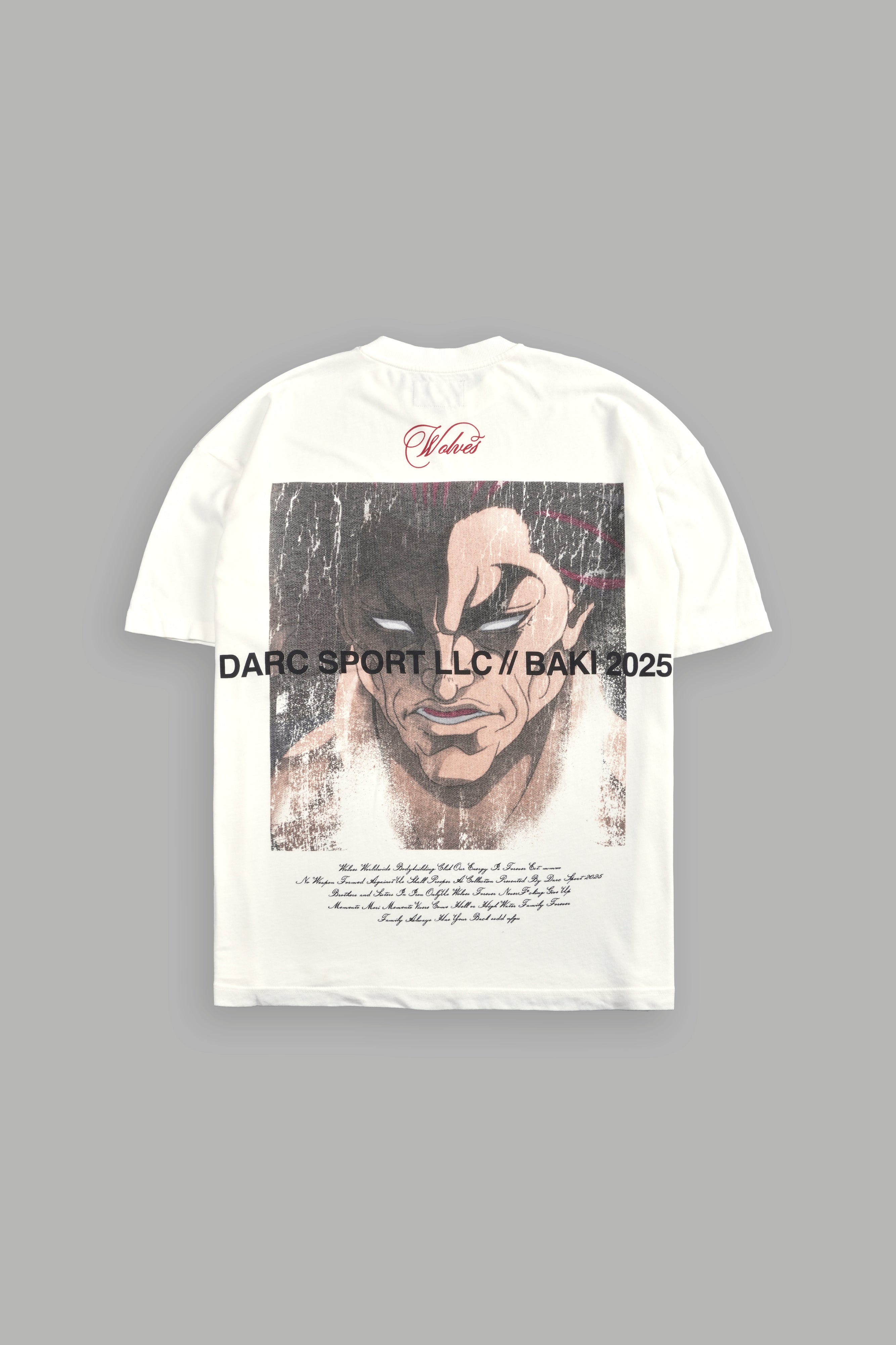 (1 Of 500) Wrath of Ogre "Premium" Oversized Tee in Cream