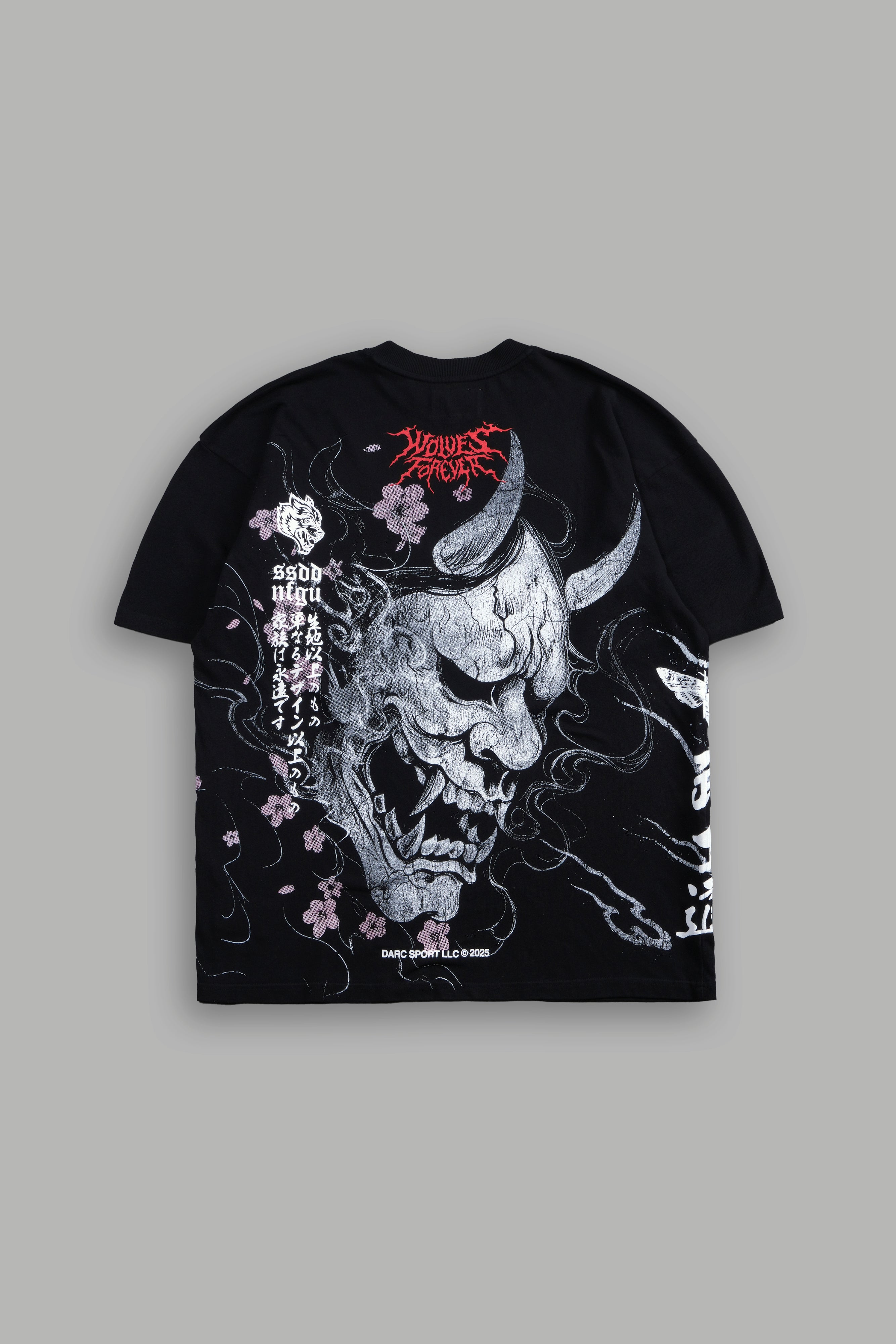 Darc Hannya "Side By Side" Series Premium Tee in Black