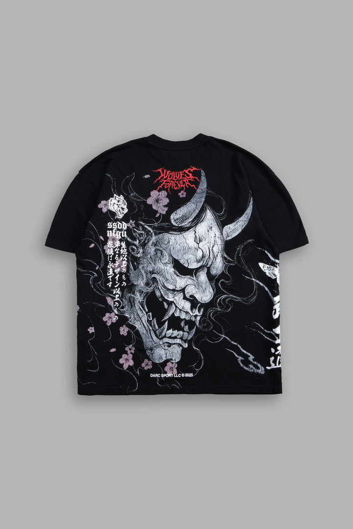 Darc Hannya "Side By Side" Series Premium Tee in Black