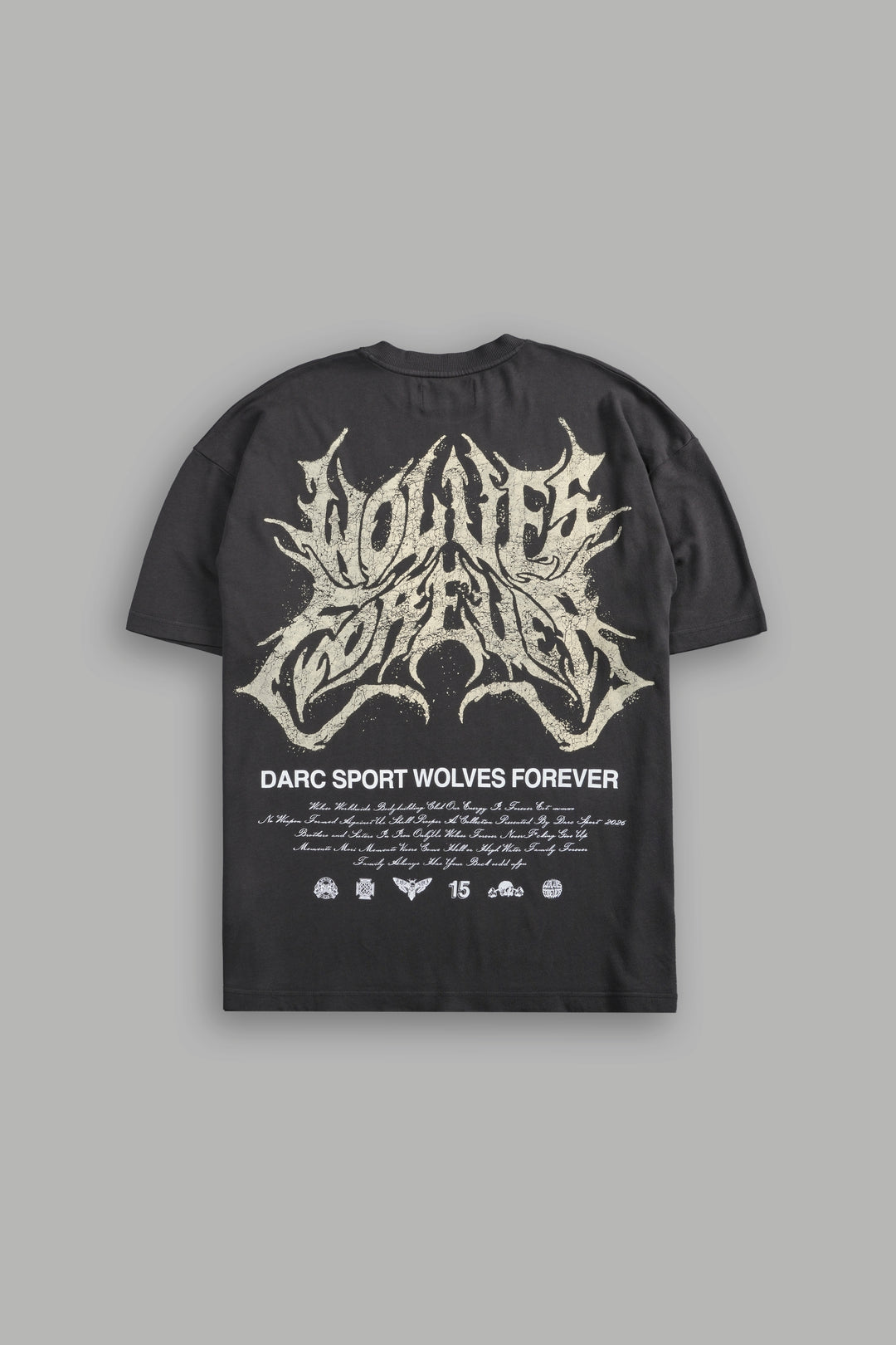 Sheer Loyalty "Premium" Oversized Tee in Wolf Gray