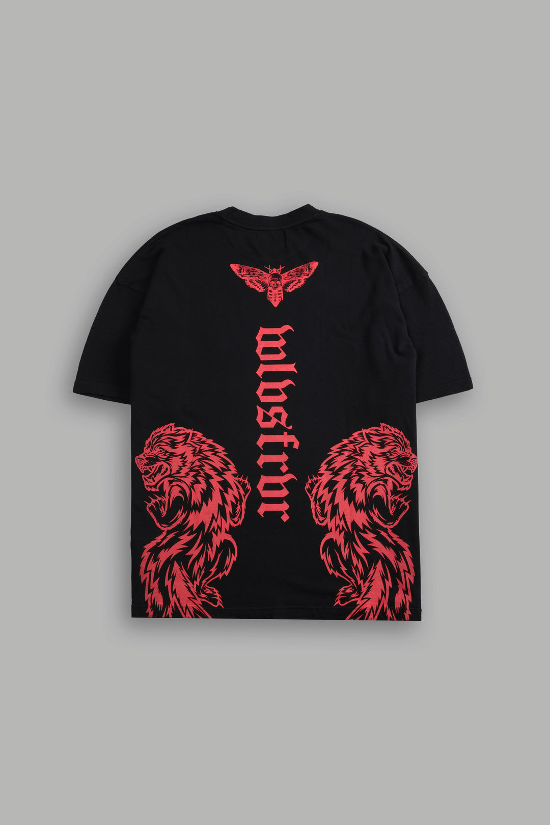 The Wolves & The Moth "Premium" Oversized Tee in Black