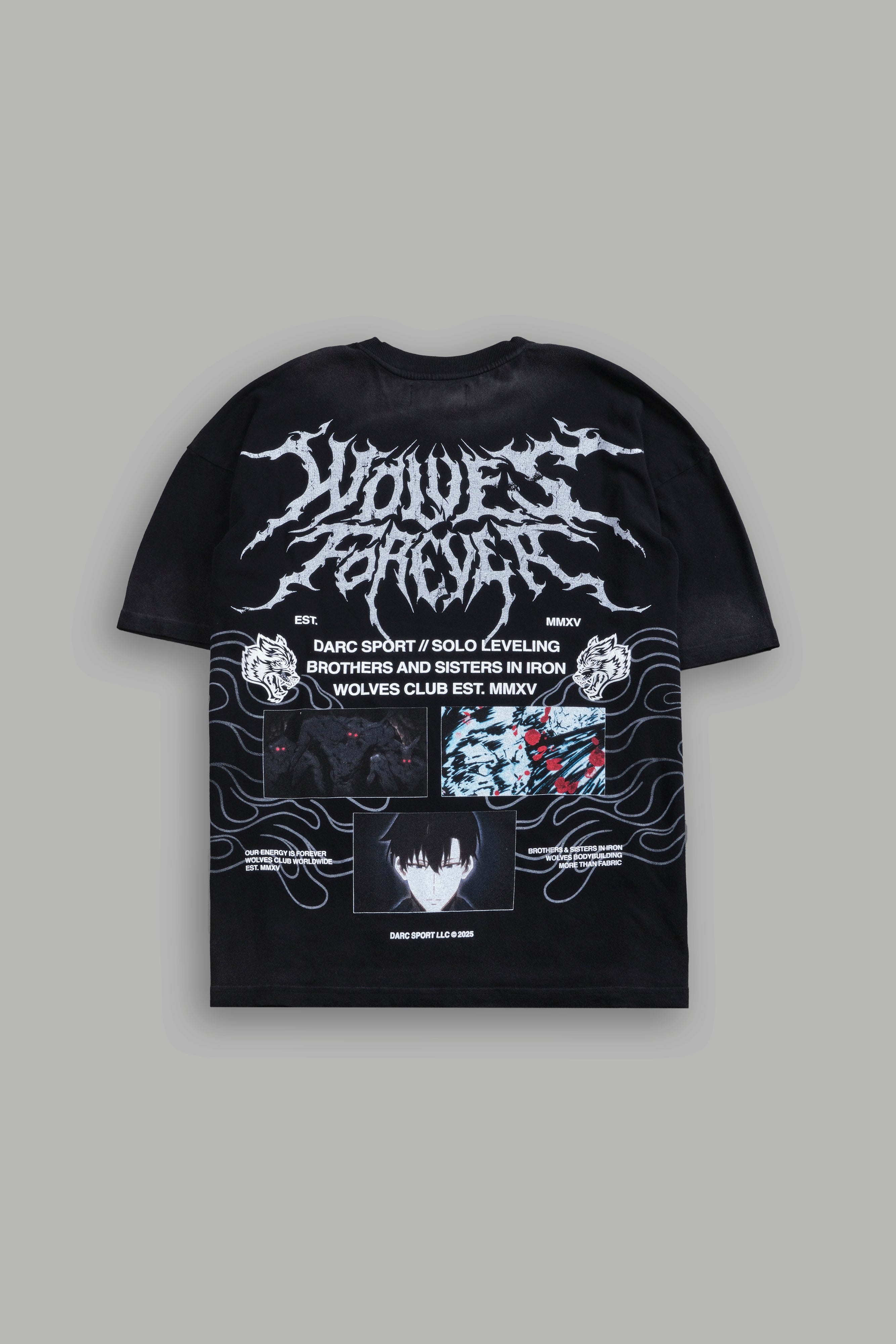 S-Rank "Premium" Oversized Tee in Black Drift Wash