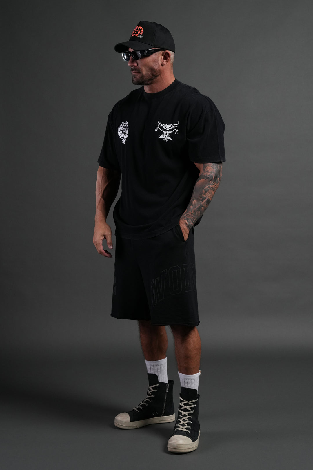 Feed the Beast Premium Oversized Tee in Black