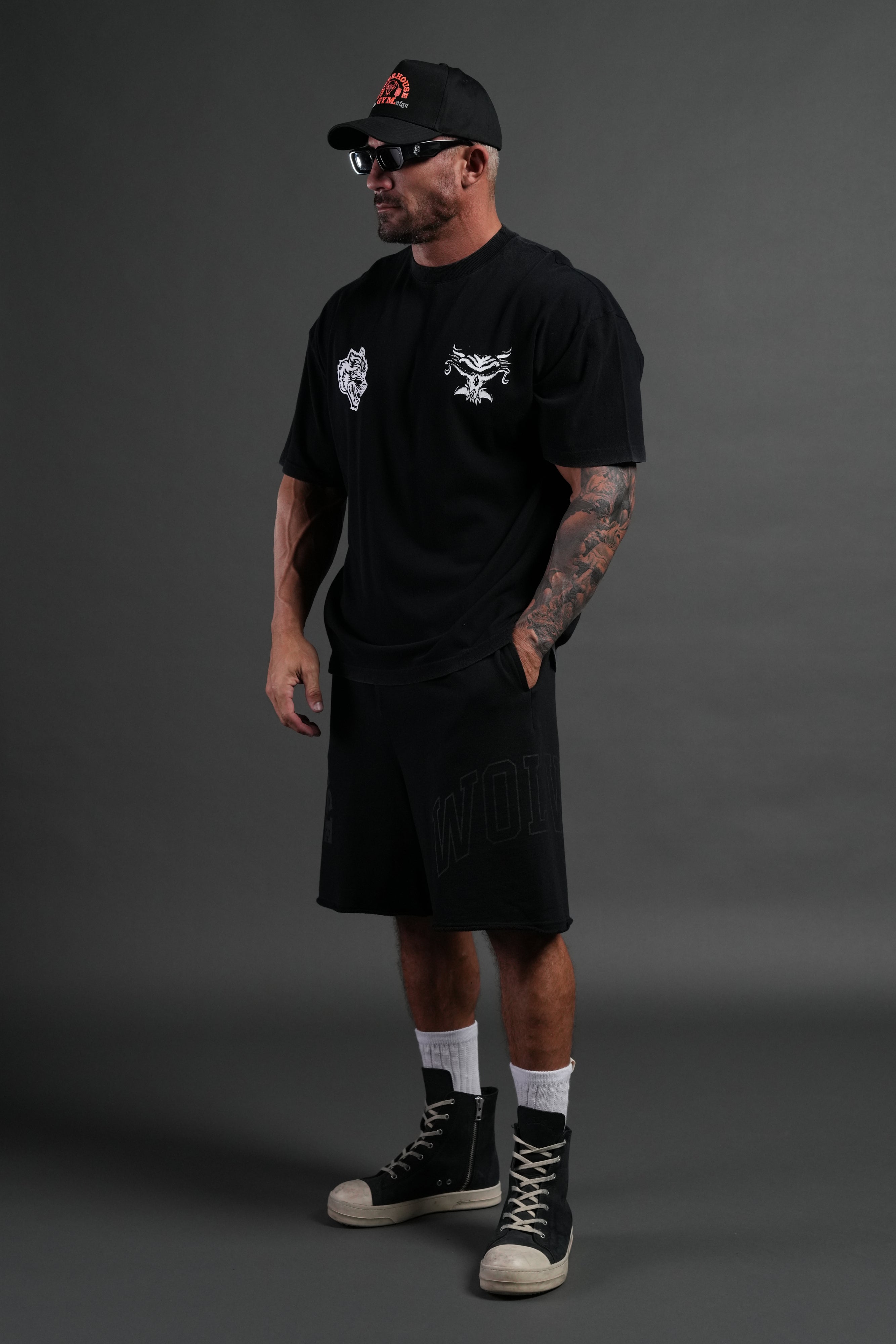 Feed the Beast Premium Oversized Tee in Black