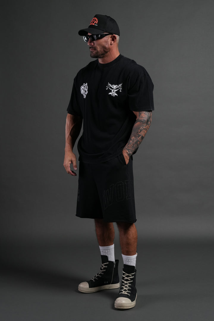 Feed the Beast Premium Oversized Tee in Black