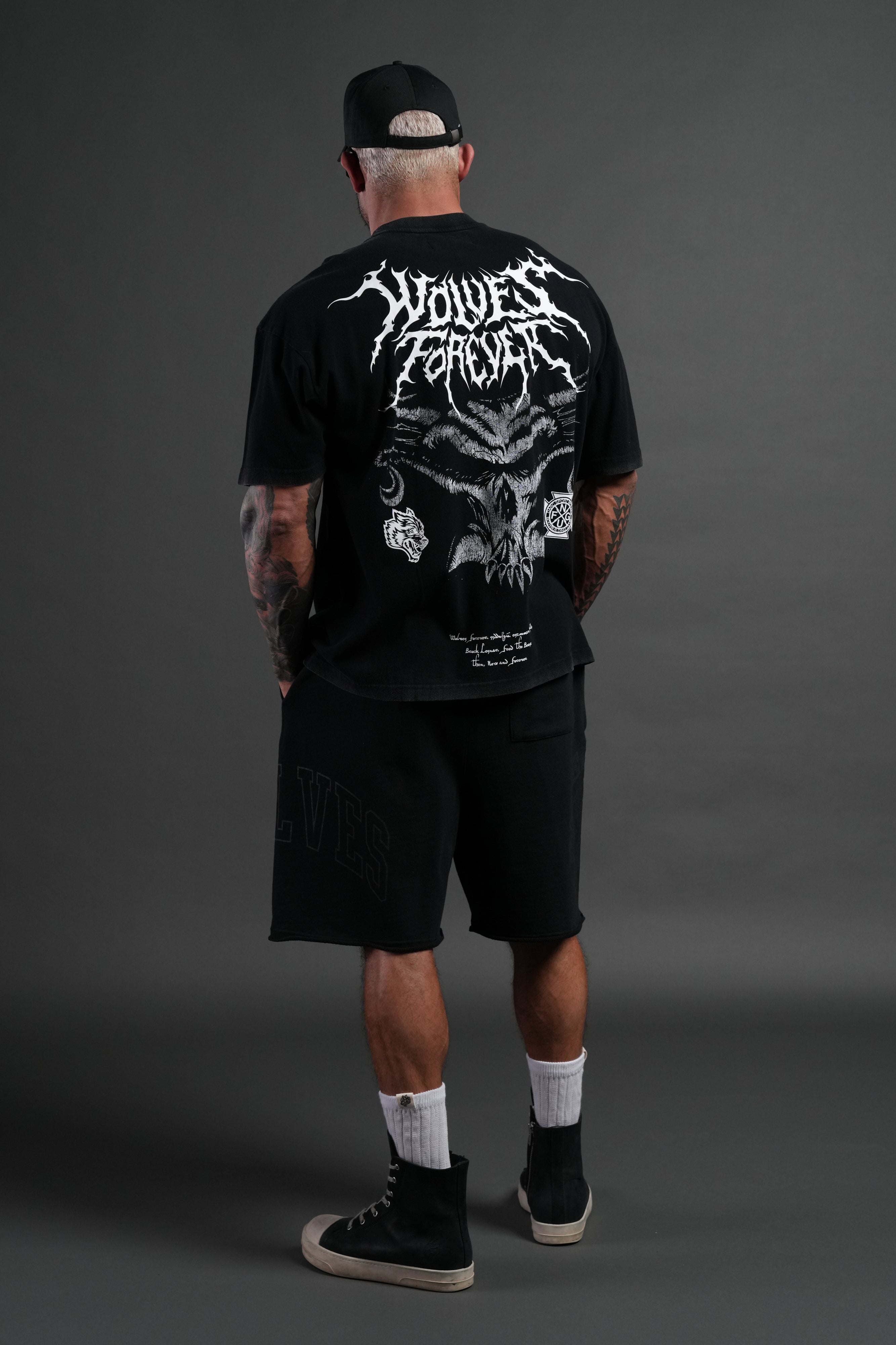 Feed the Beast Premium Oversized Tee in Black
