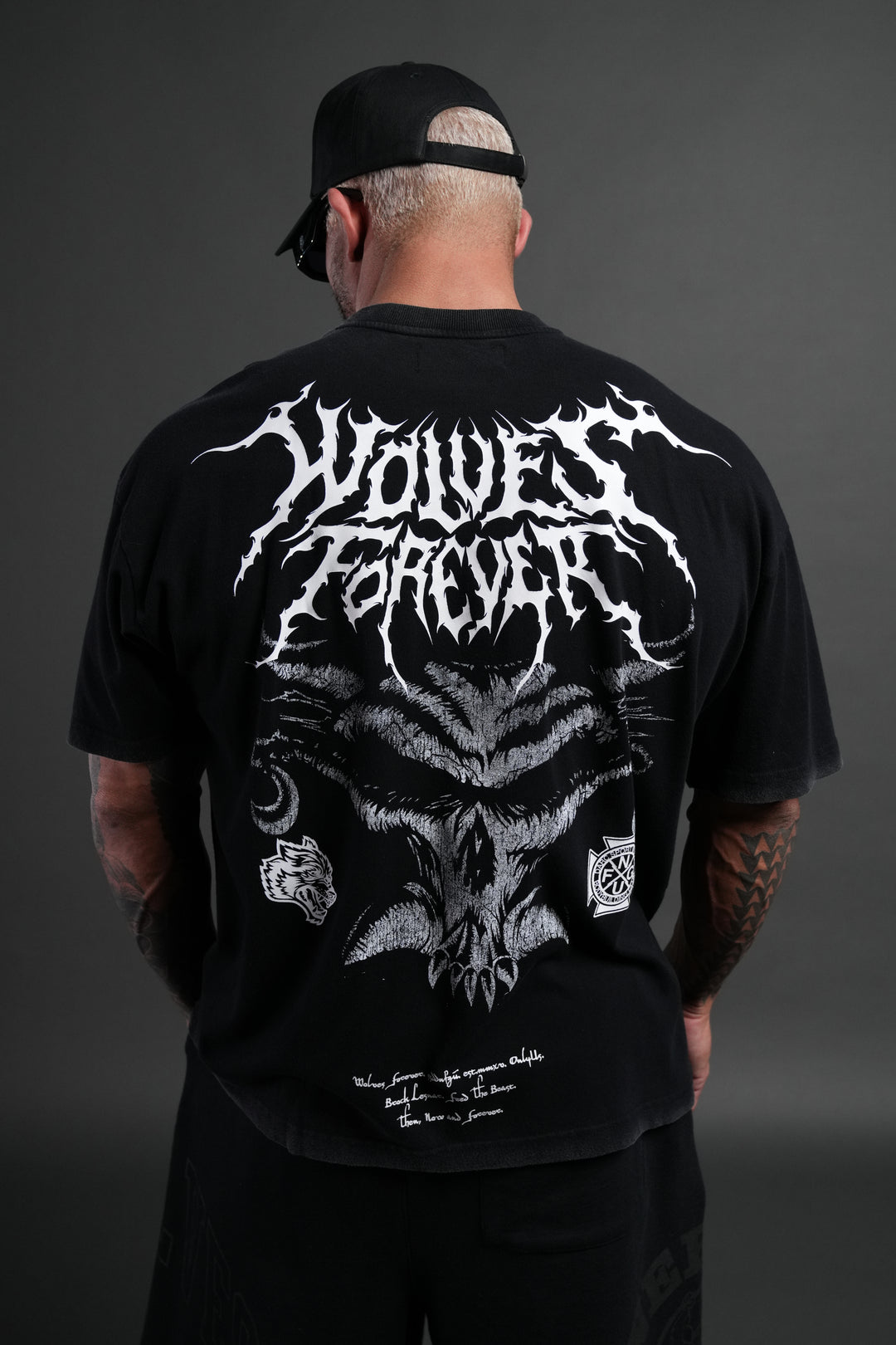 Feed the Beast Premium Oversized Tee in Black