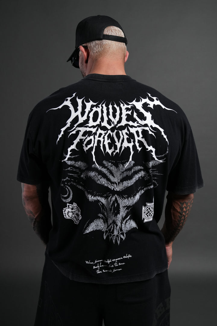 Feed the Beast Premium Oversized Tee in Black