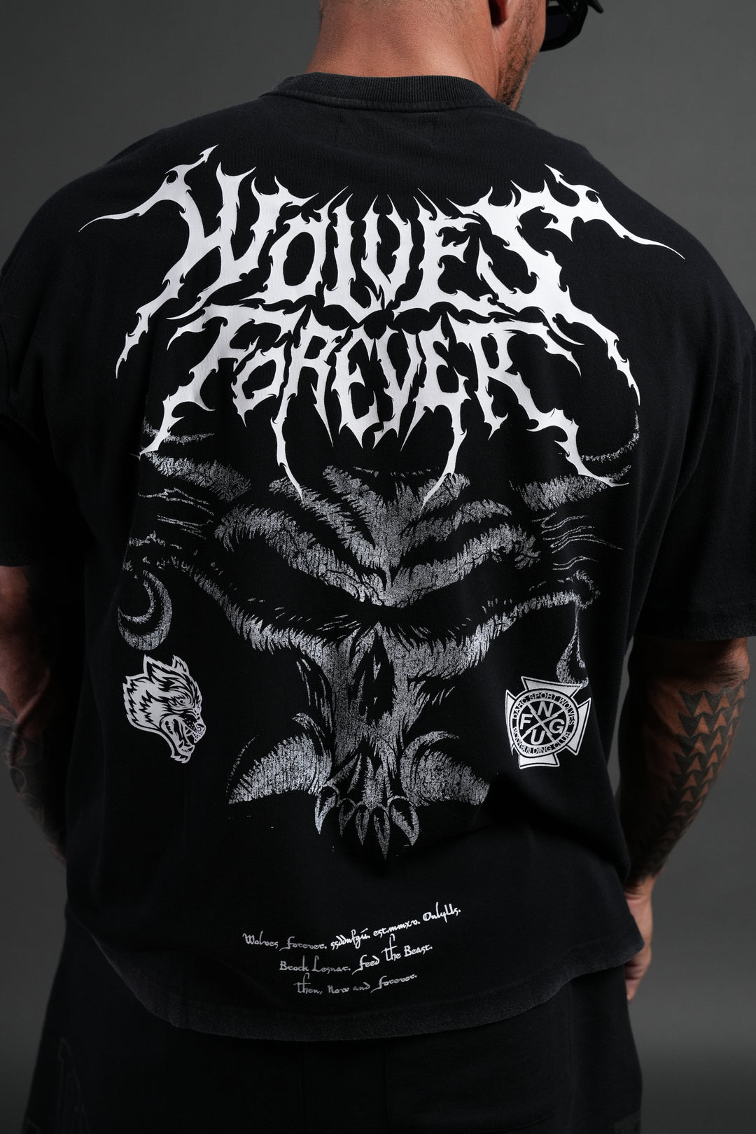 Feed the Beast Premium Oversized Tee in Black
