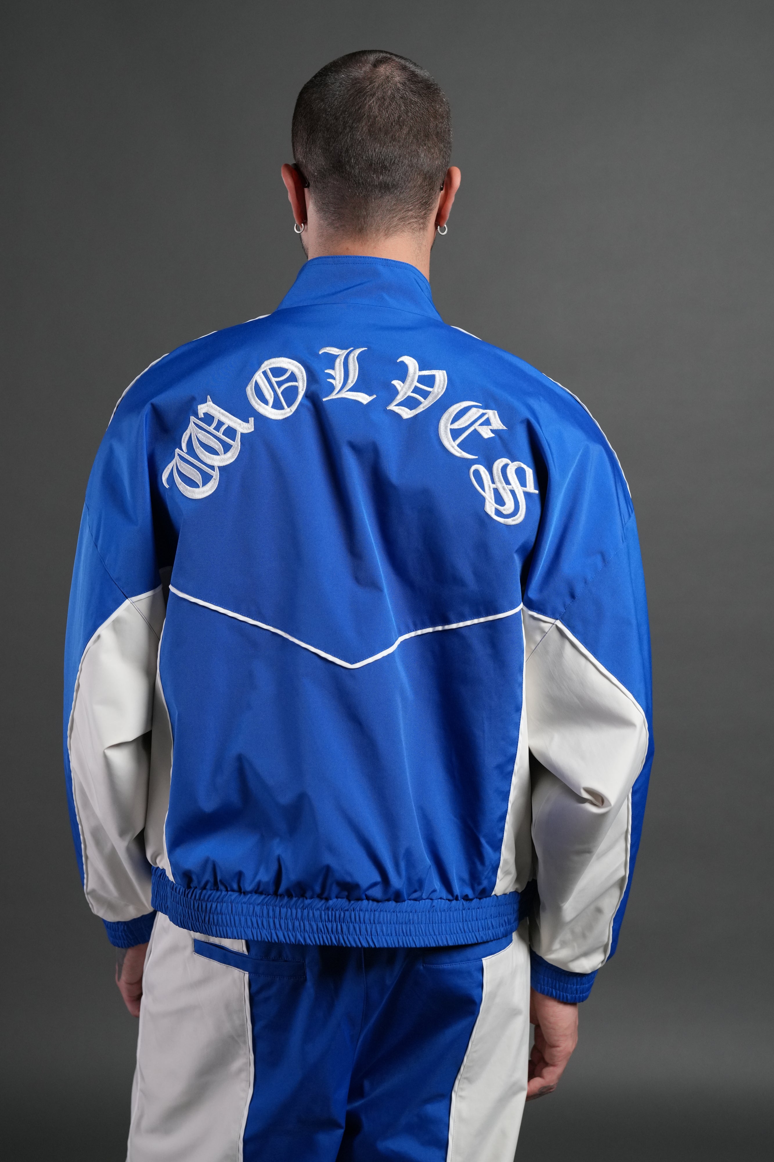 Wolf Chopper Quinn Track Jacket in Darc Cobalt/Cream – DarcSport