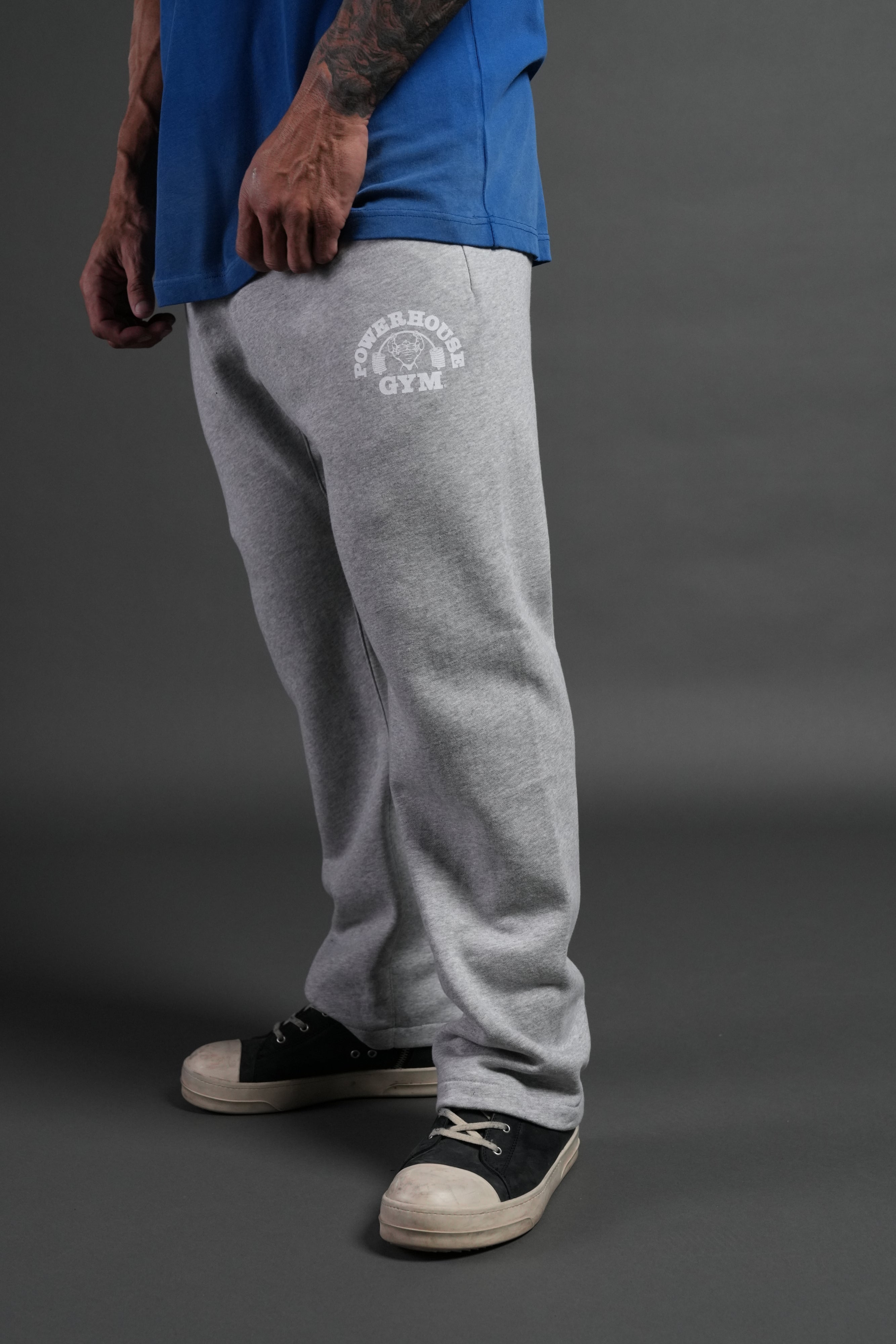 Powerhouse X Wolves Bigelow Sweat Pants in Light Athletic Gray