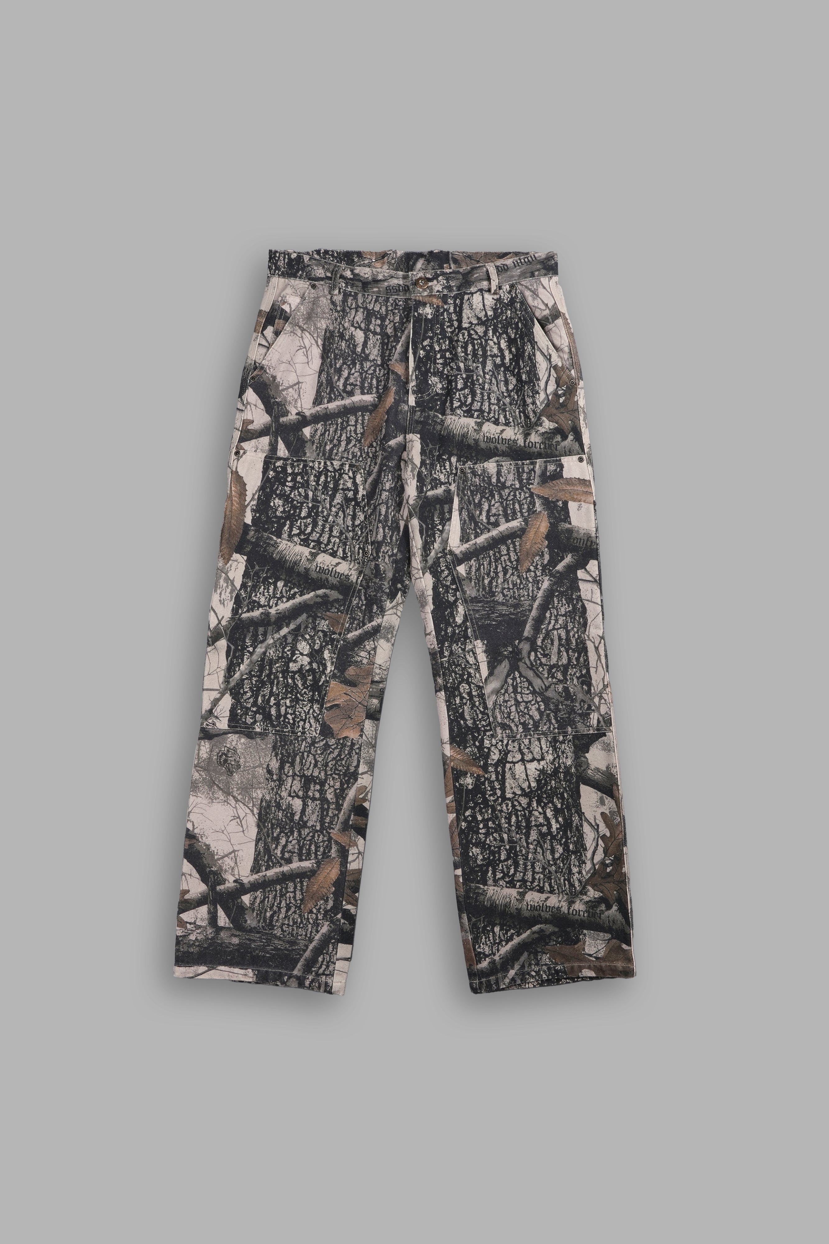 Chopper Wolf Hoffa Flare Pants V2 in Clay Woodland Camo