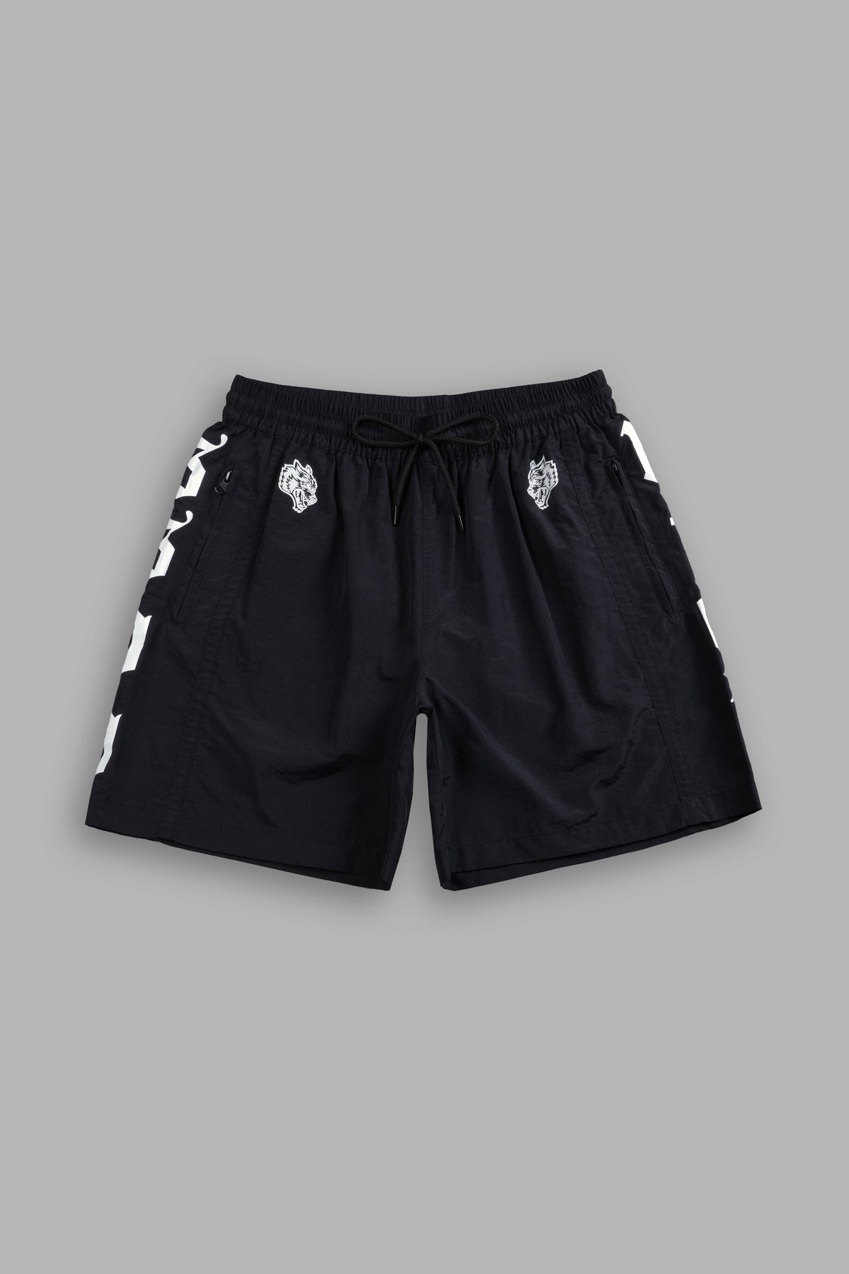 ボトムスその他 BACK POCKET RIBBON BANDING SHORTS BLACK BACK POCKET RIBBON BANDING SHORTS BLACK - RONRON 론론