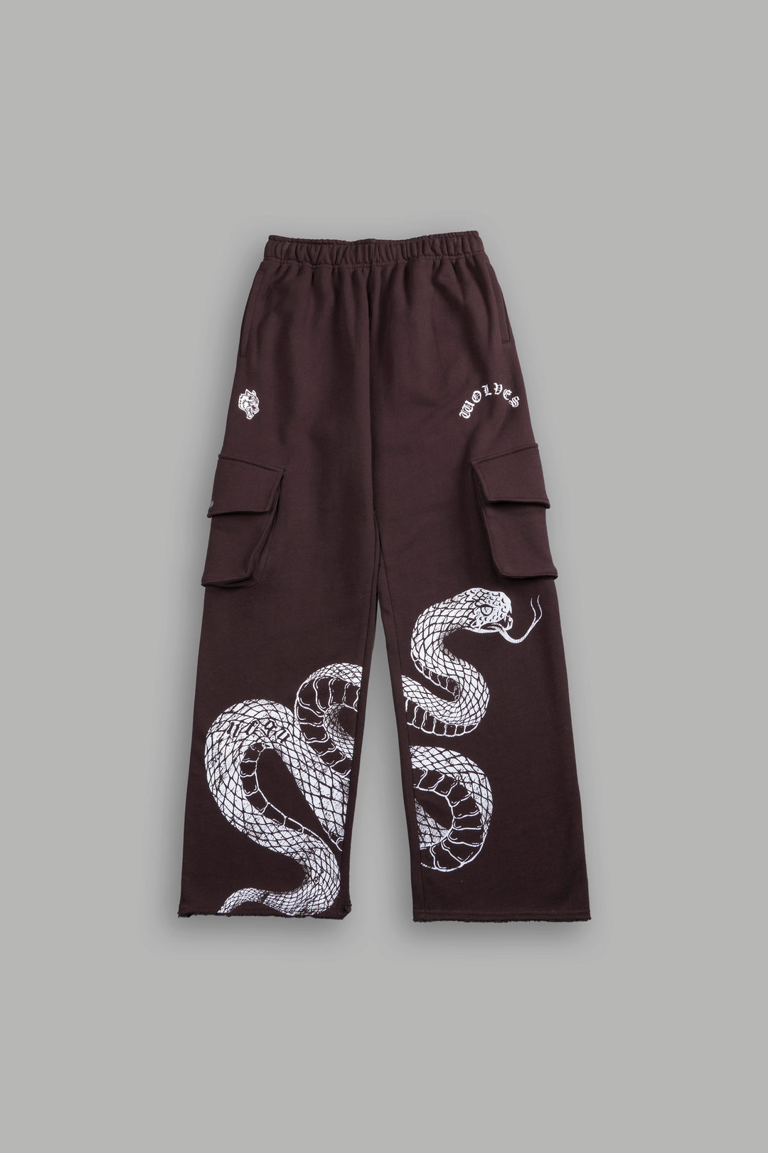 Renewal She Big Cozy Cargo Sweats in Darc Garnet