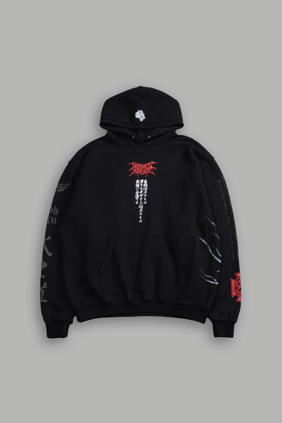 Darc Samurai "Side-By-Side" Pierce Hoodie in Black