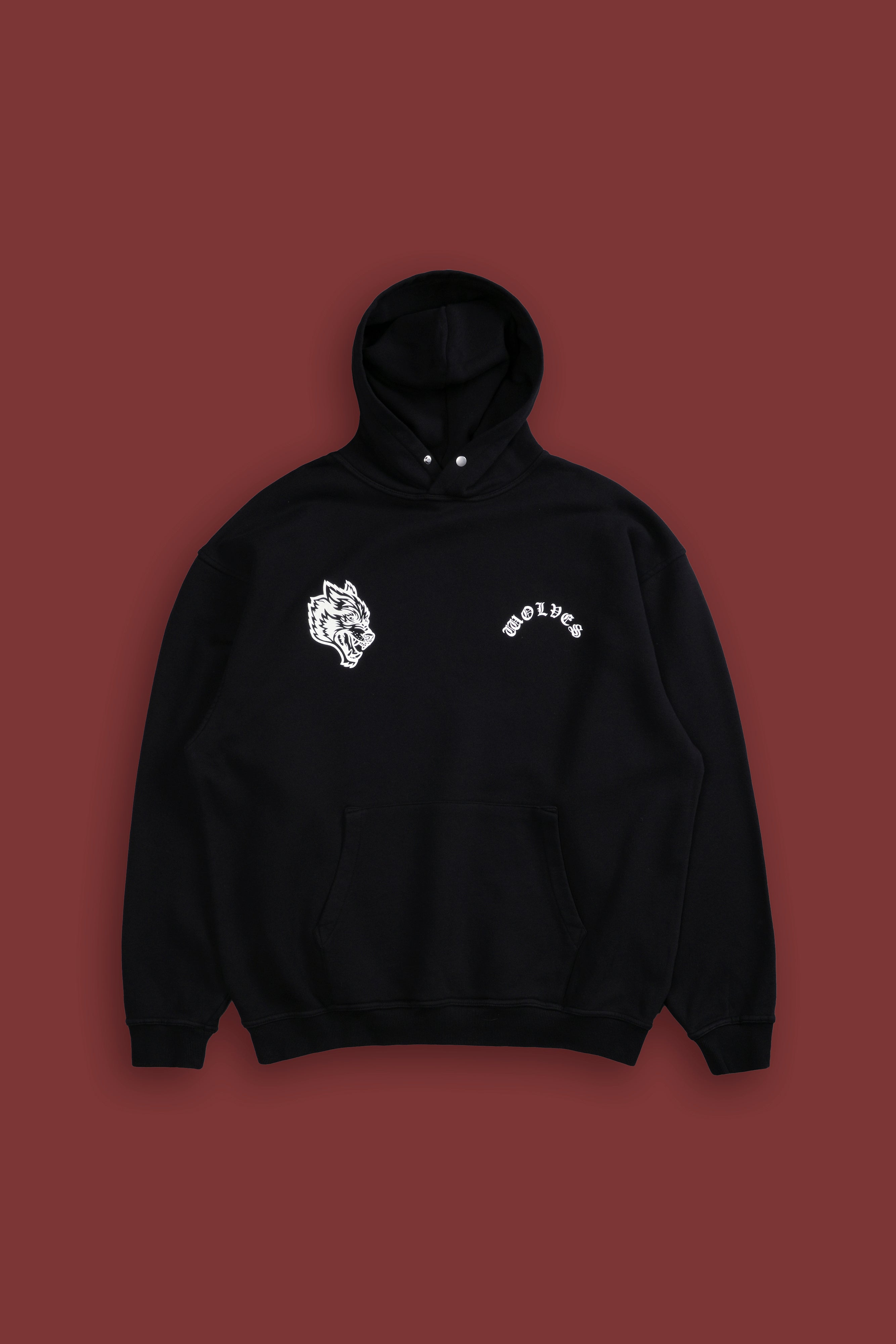 Wolf Chopper "Pierce" Hoodie in Black