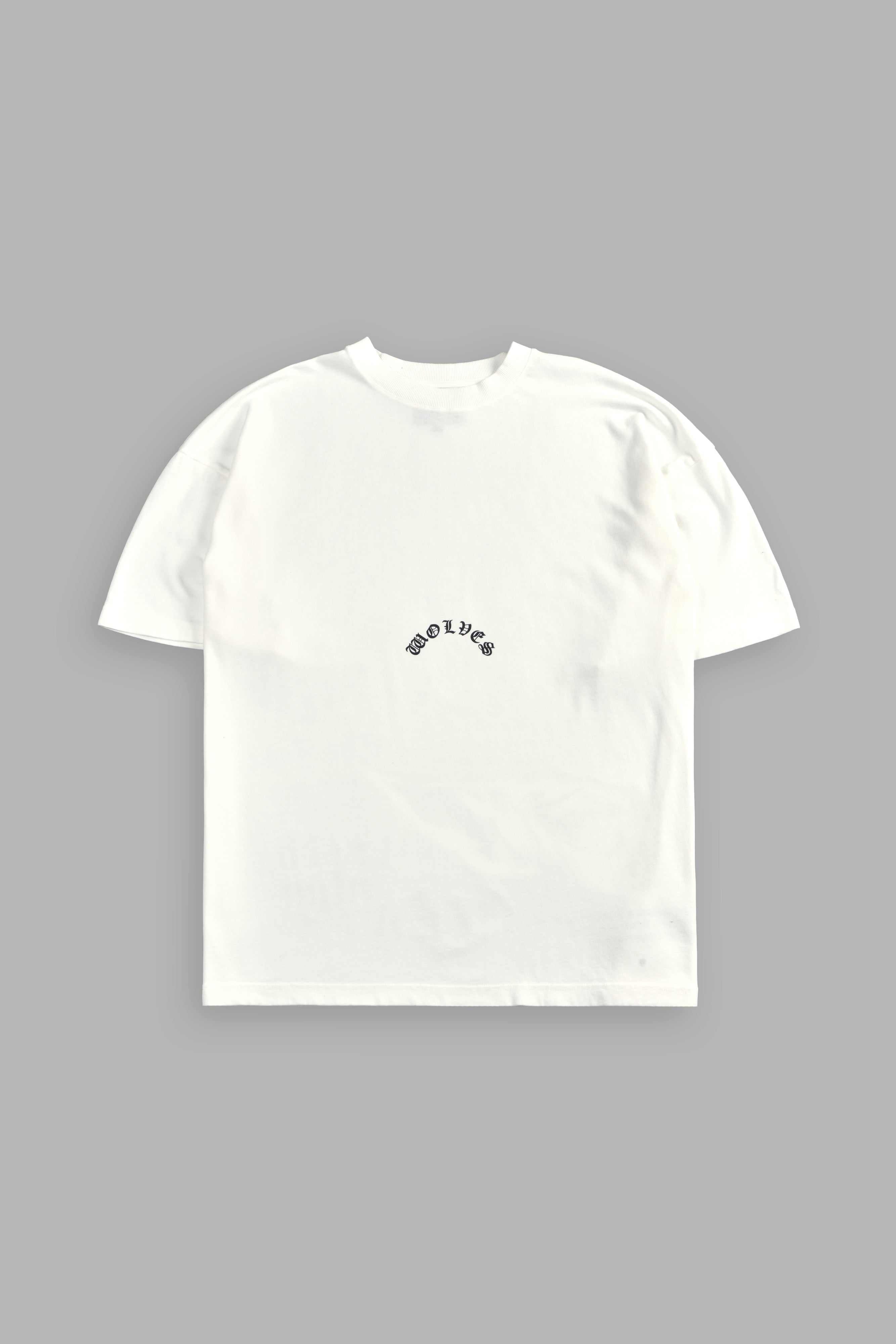 Smile "Premium" Oversized Tee in Cream