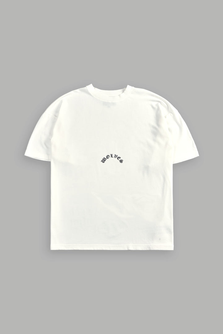 Smile "Premium" Oversized Tee in Cream